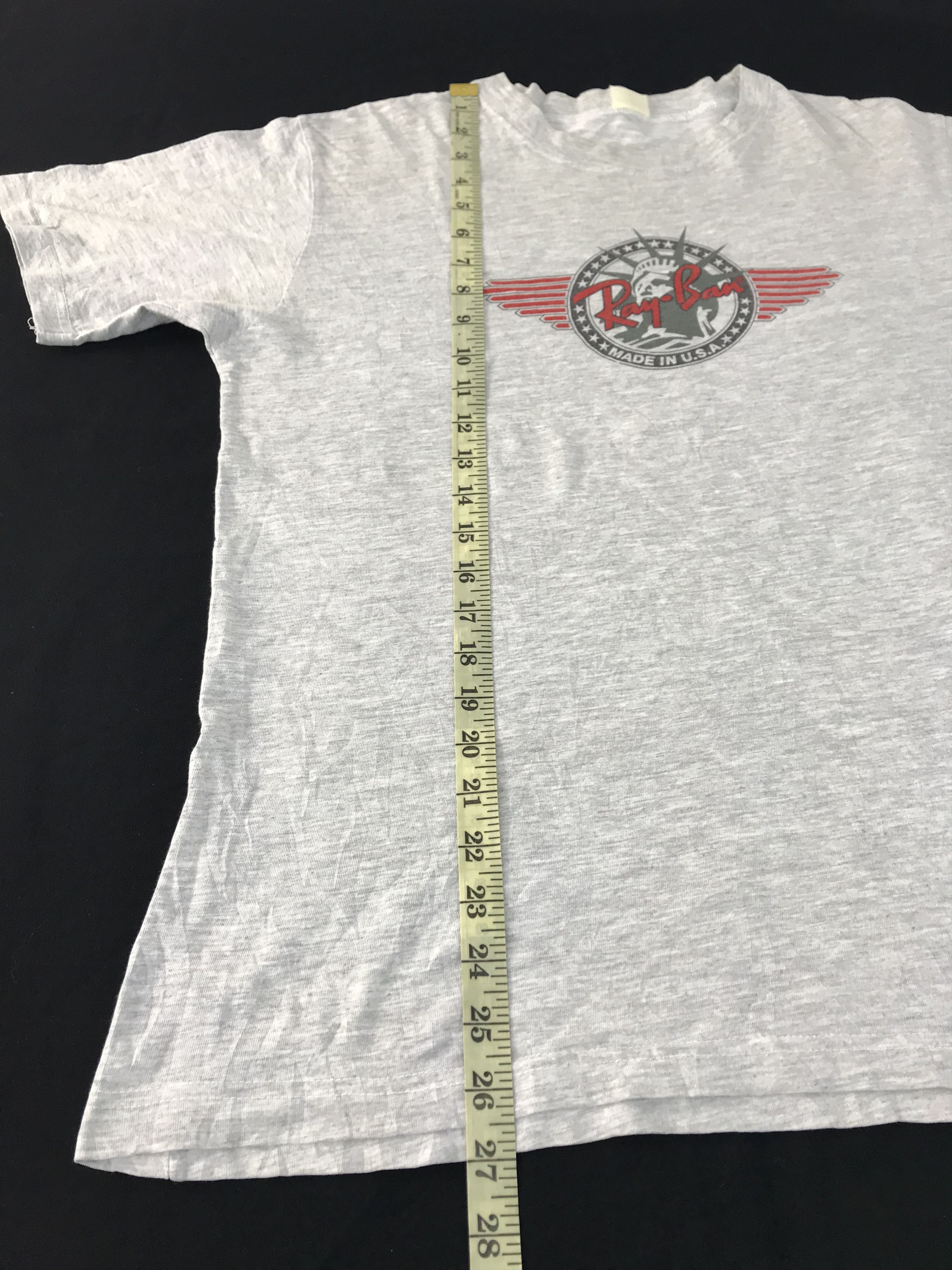 RayBan Rayban Wing Statue Liberty Design Logo Tee Made In Usa Size US L / EU 52-54 / 3 - 7 Thumbnail