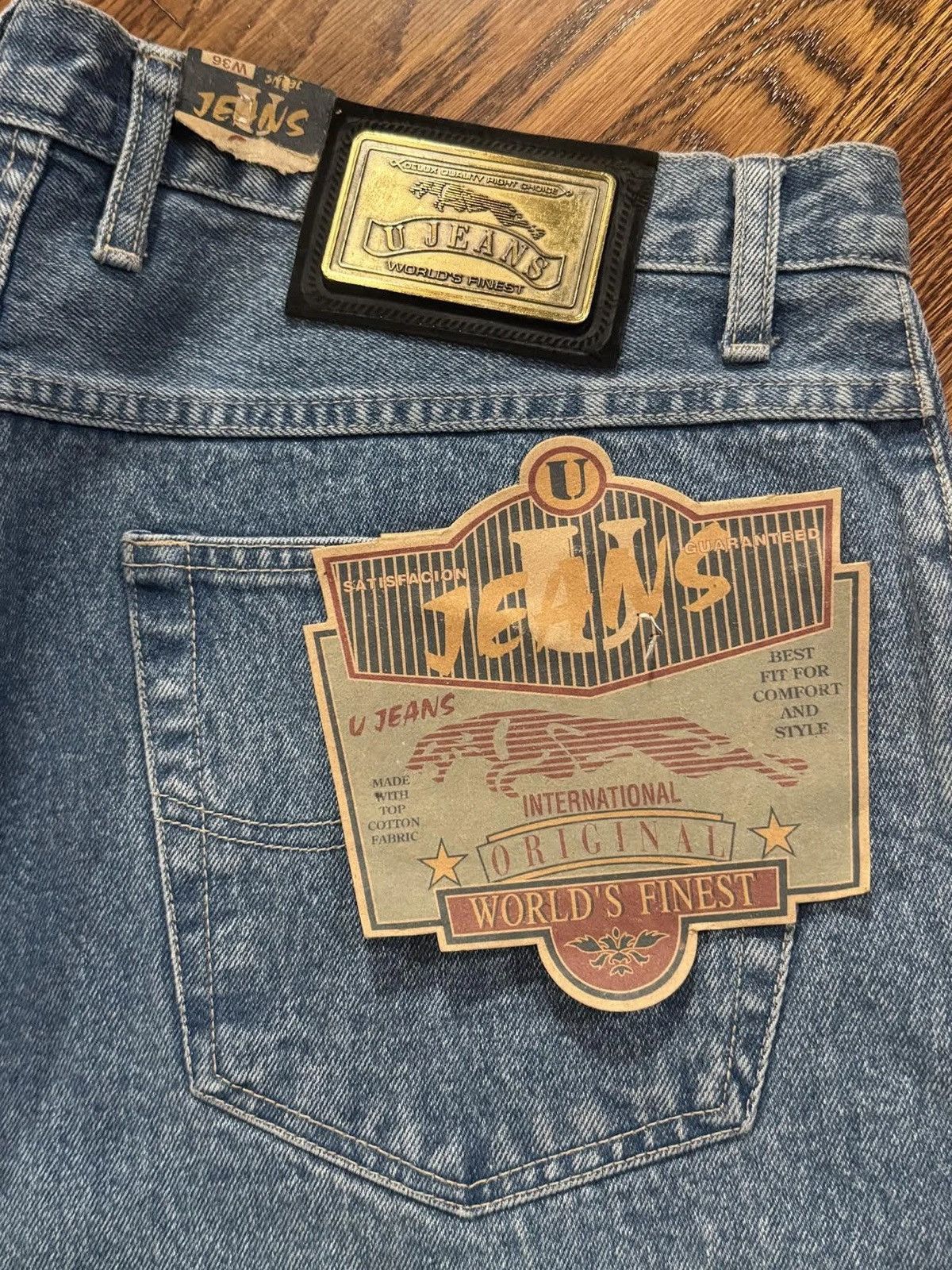Vintage Vintage U Jeans (Size 36 x 34) NWT Size US 36 / EU 52 - 2 Thumbnail