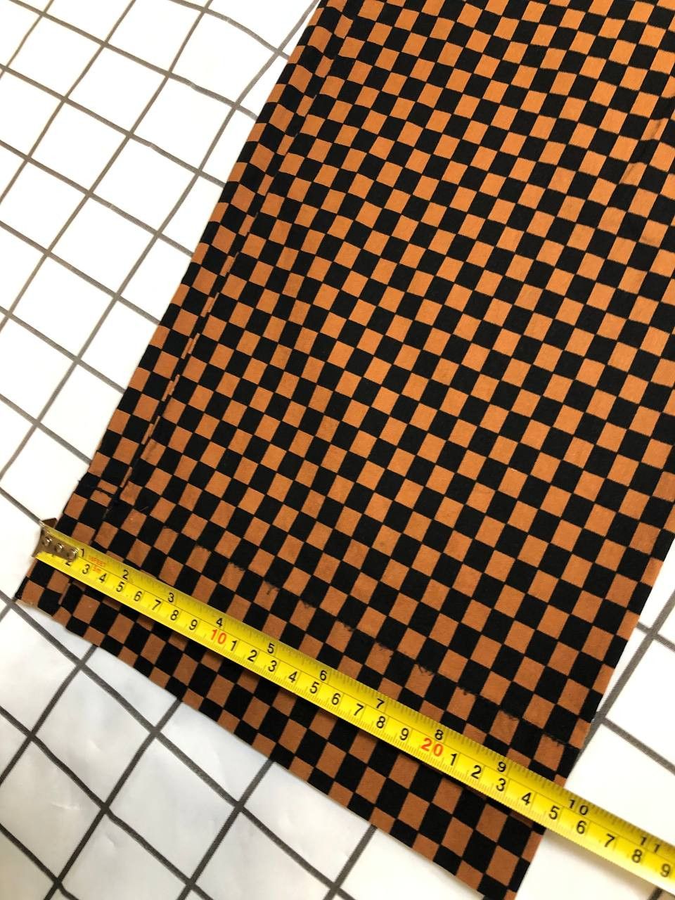 Other Maeve by Anthropologie Orange Brown and Black Checkered the Size US 26 / EU 42 - 2 Thumbnail