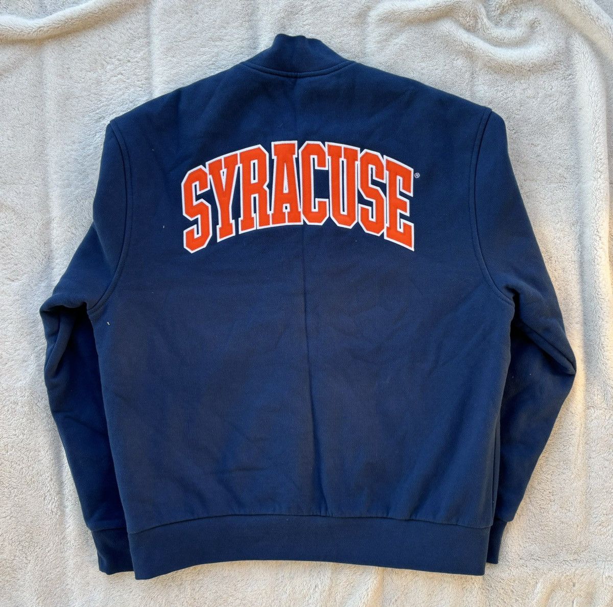 October's Very Own OVO x Oranges Blue Fleece Varsity Jacket Size US L / EU 52-54 / 3 - 4 Thumbnail