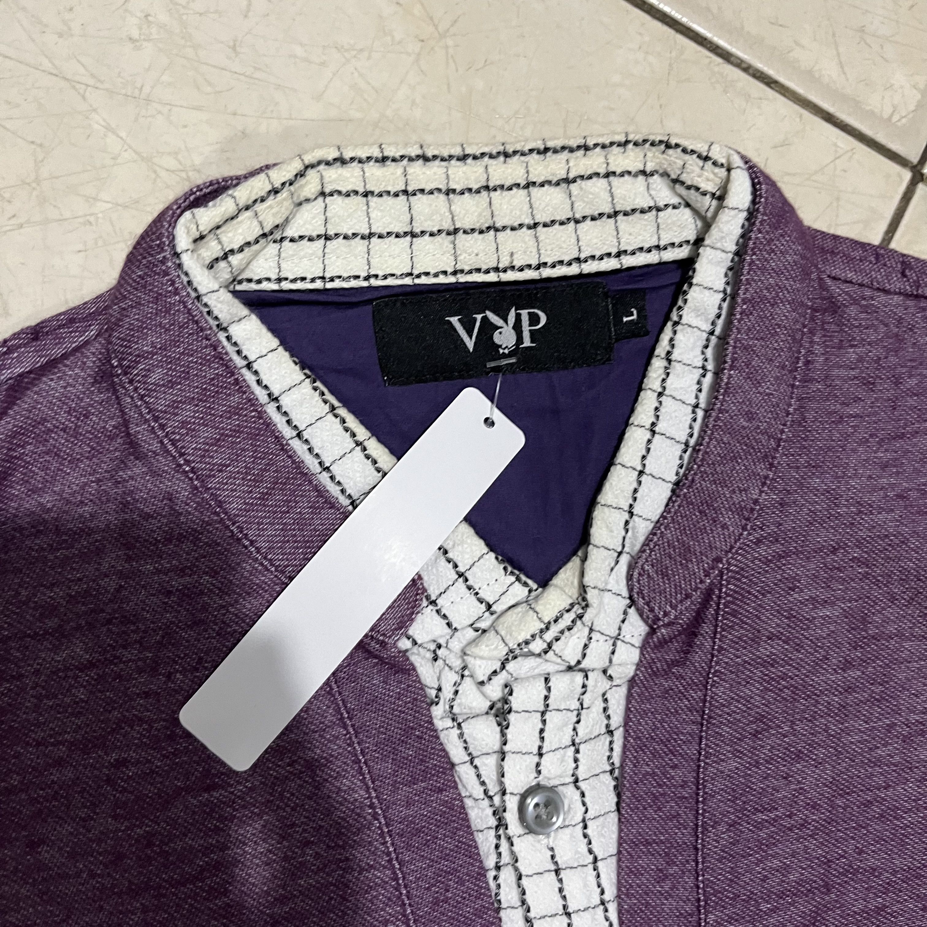 Japanese Brand × Le Grande Bleu (L.G.B.) × Playboy Playboy vip long sleeve purple Size US L / EU 52-54 / 3 - 4 Thumbnail