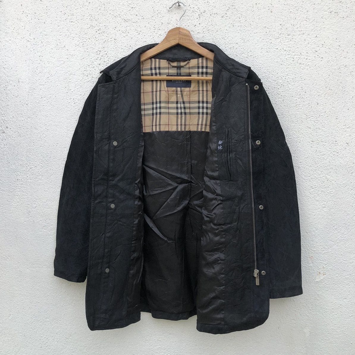 Burberry Burberry London Men’s Black Leather Coat & Jacket Size US M / EU 48-50 / 2 - 11 Thumbnail