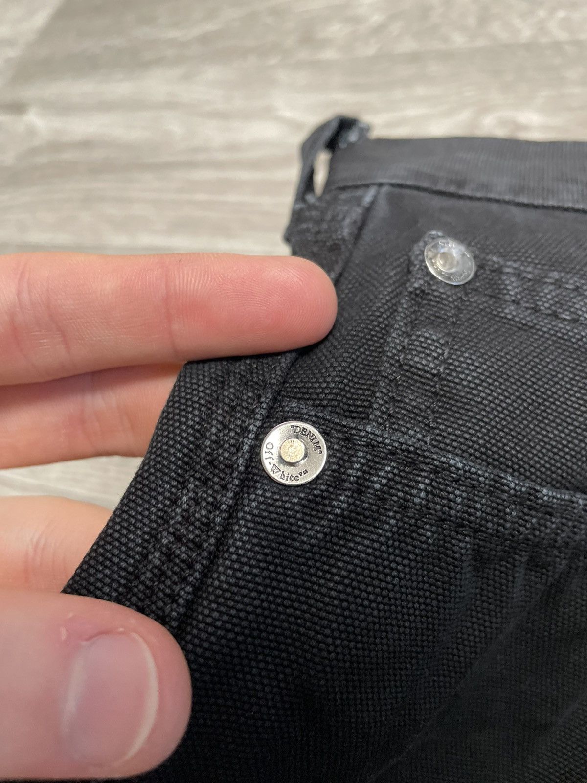 Off-White Off White Black Cargo Jeans Size US 32 / EU 48 - 11 Thumbnail