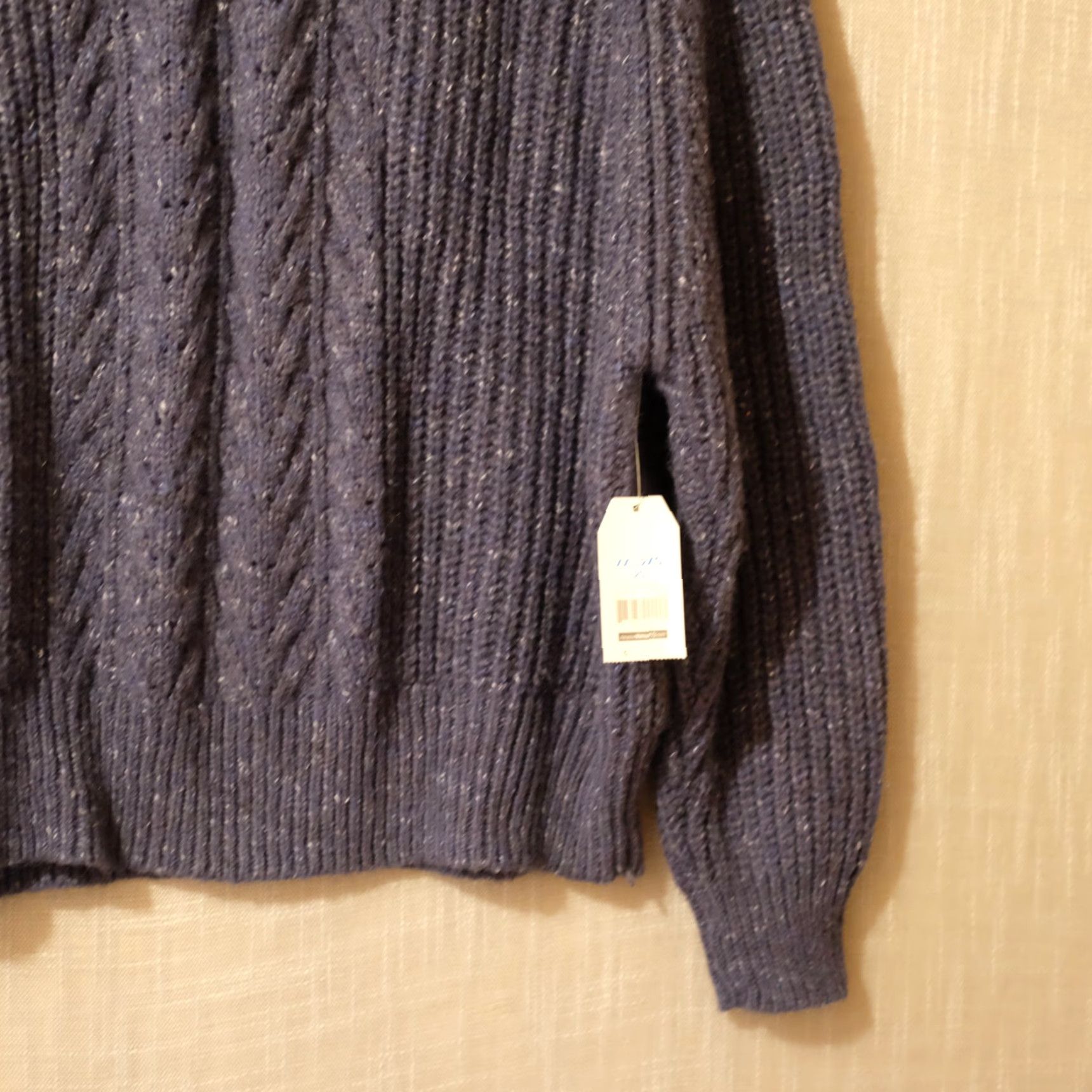 Vintage VINTAGE Time and Tru Mock Neck Sweater Navy Pullover Women's XXL (20) #A11-32 Size XXL / US 16-18 / IT 52-54 - 4 Thumbnail