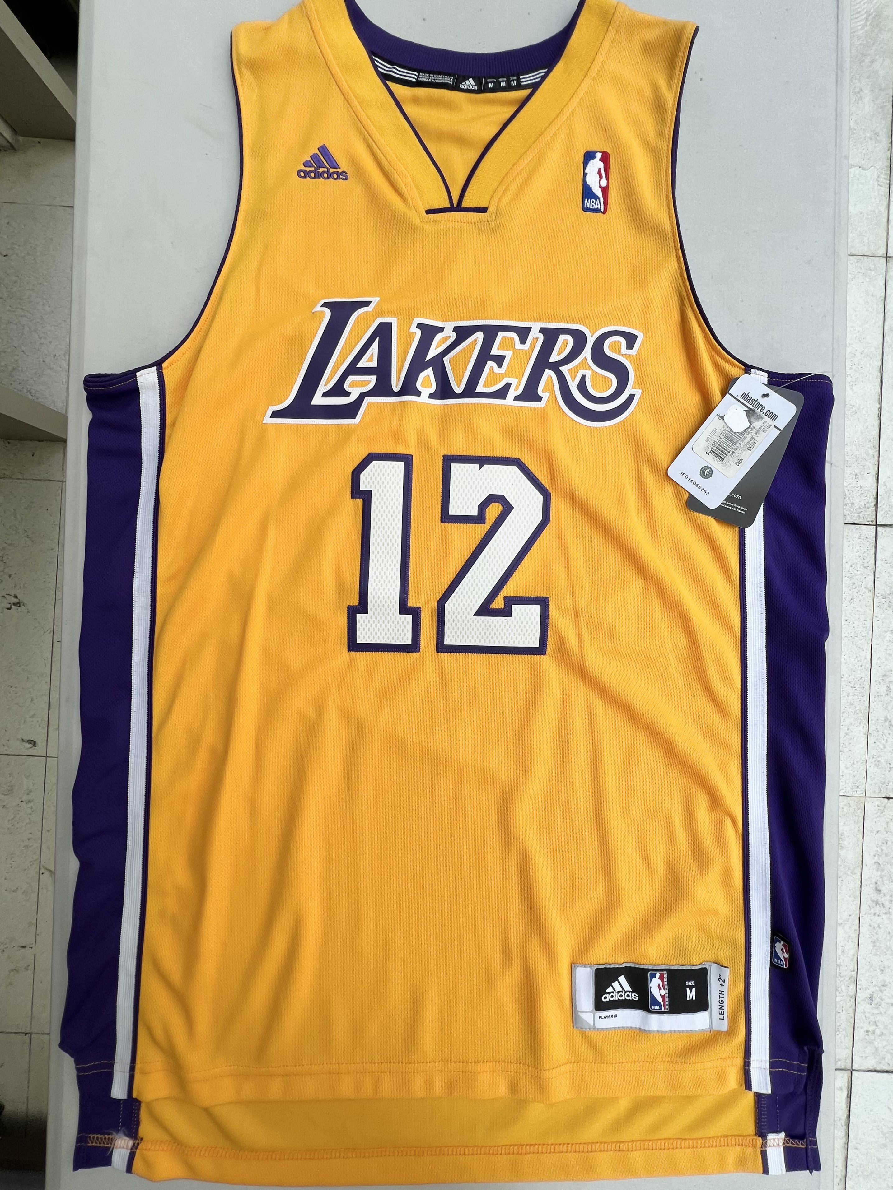 Adidas × NBA Dwight Howard Los Angeles Lakers Adidas Gold Swingman Jersey Size US M / EU 48-50 / 2 - 1 Thumbnail