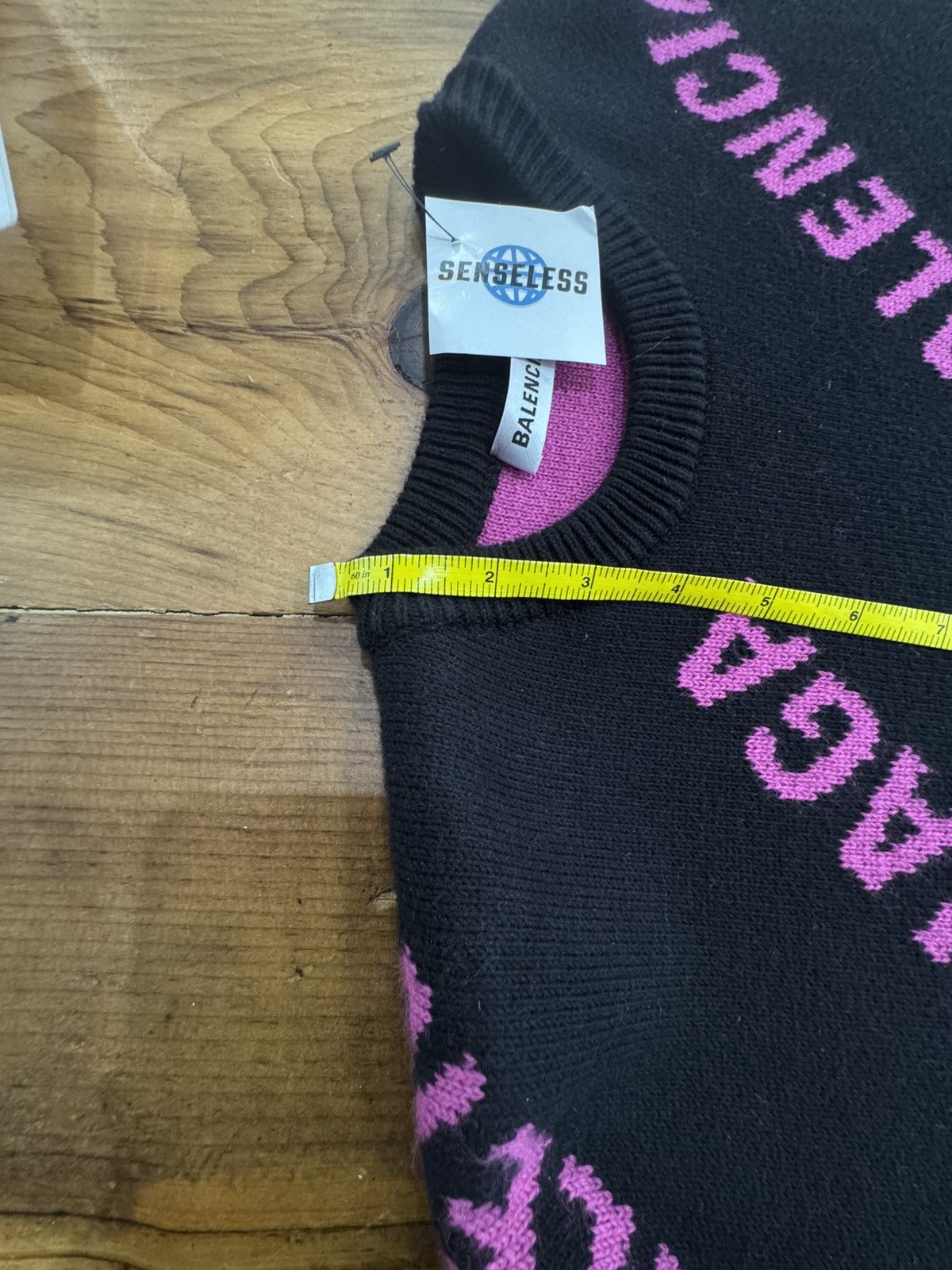 Balenciaga Balenciaga Allover Logo Sweater Size US S / EU 44-46 / 1 - 11 Thumbnail