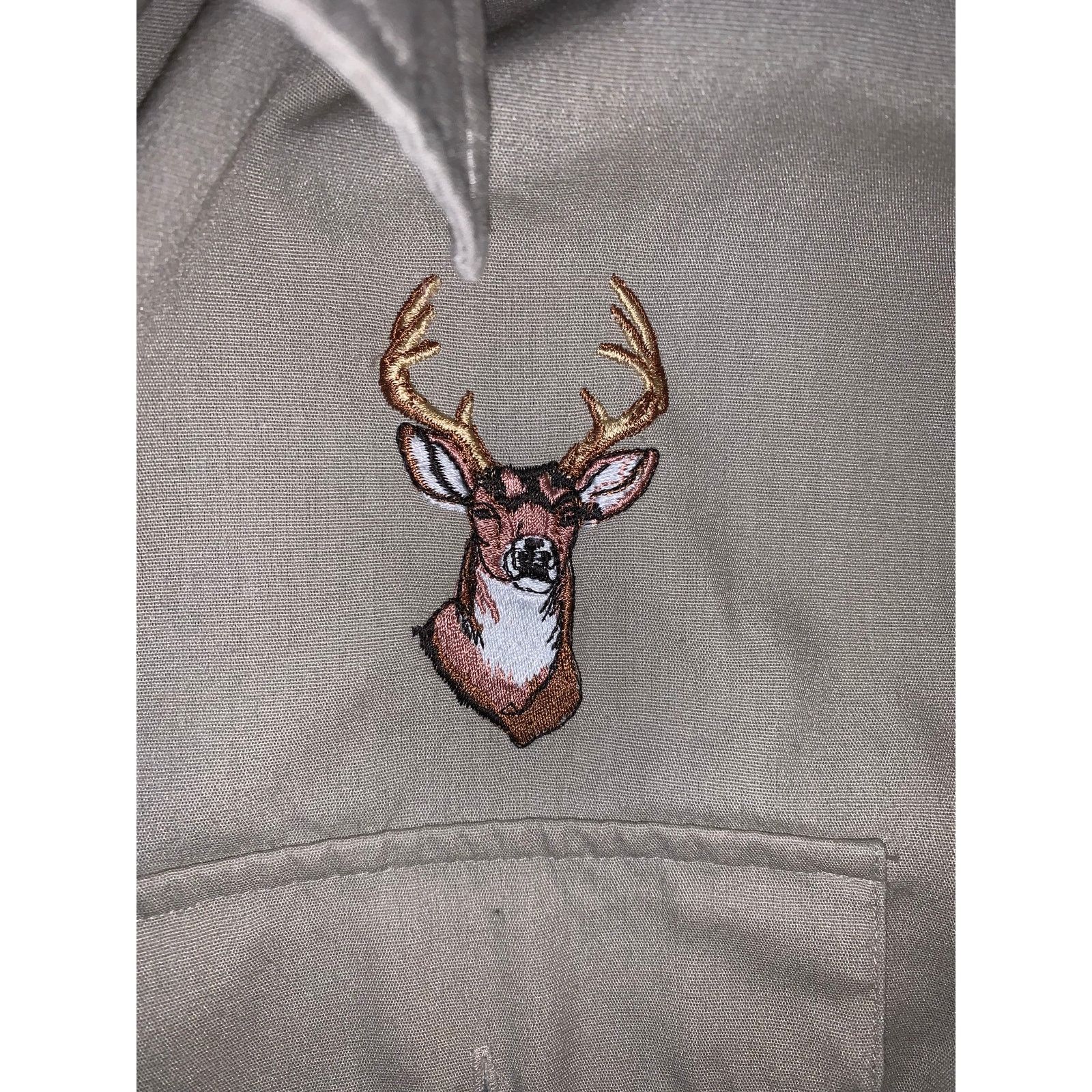 Redhead RedHead Hunting Shirt XXL Khaki Deer Patch Long Sleeve Size US XXL / EU 58 / 5 - 2 Thumbnail