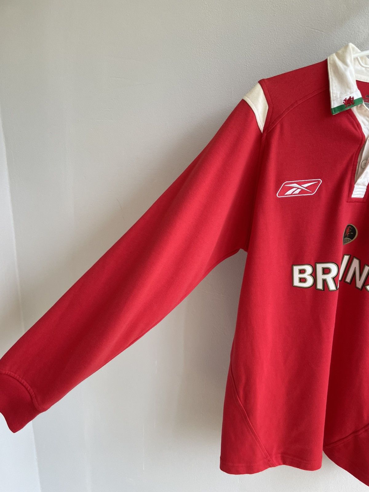 Other Wales Rugby 2004 2006 Shirt Reebok Welsh Home Vintage Jersey Size US L / EU 52-54 / 3 - 11 Thumbnail