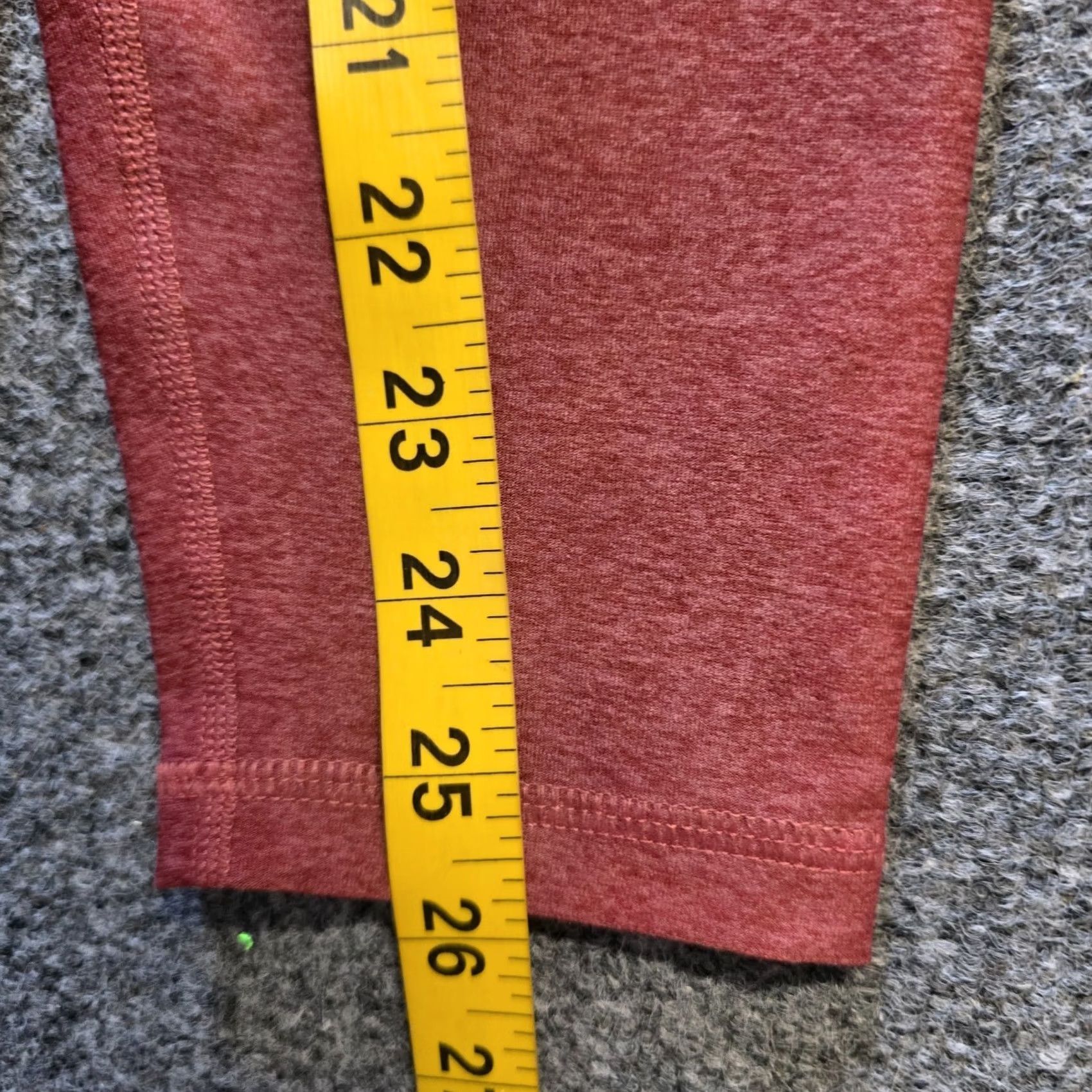Old Navy Old Navy Pants Womens Size Small Pink Cloud 7/8 High Rise Leggings Athletic Yoga Cropped Skinny Size 28" / US 6 / IT 42 - 6 Thumbnail