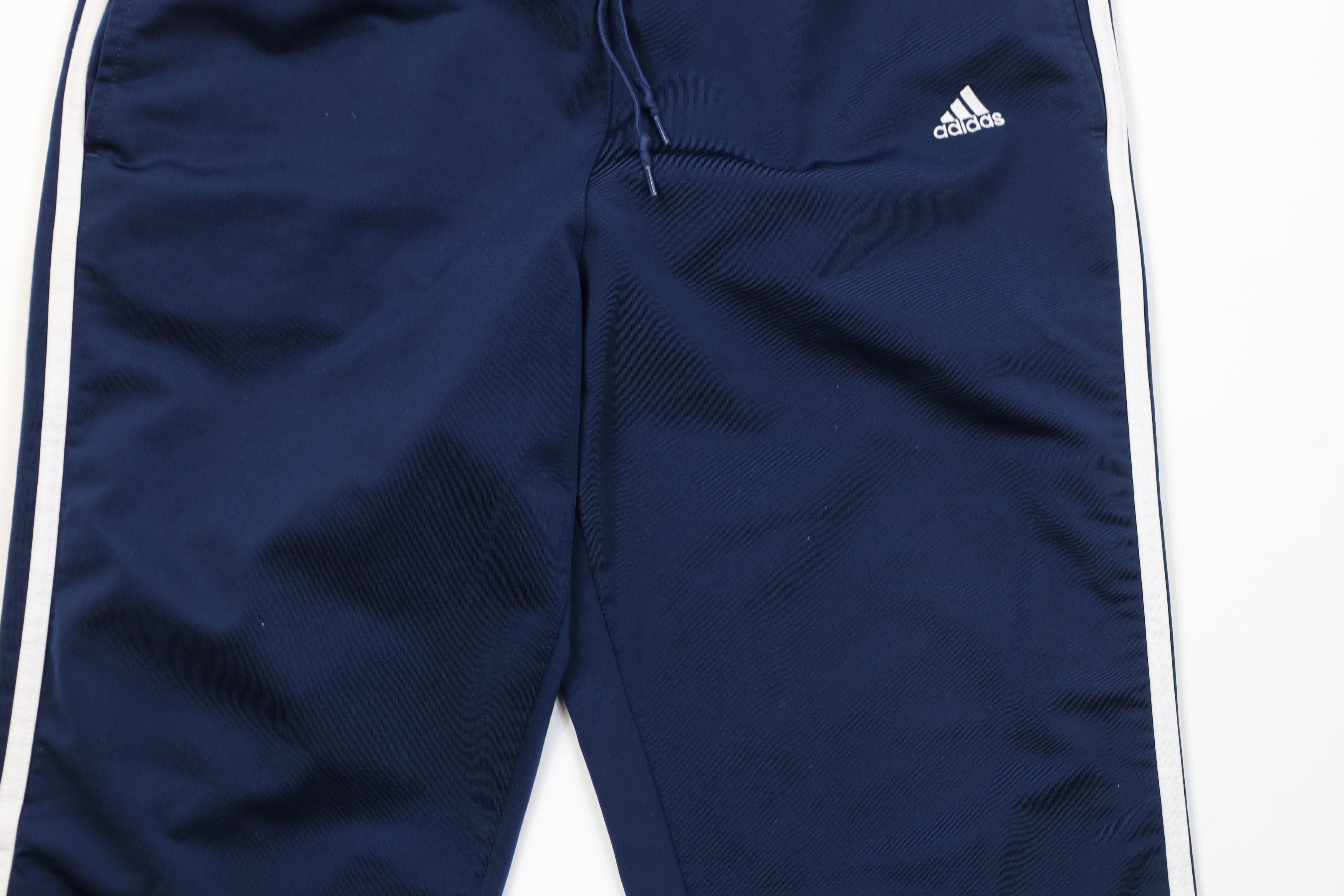Adidas Vintage Y2K Adidas Striped Flared Wide Leg Sweatpants Pants Size 32" / US 10 / IT 46 - 3 Thumbnail