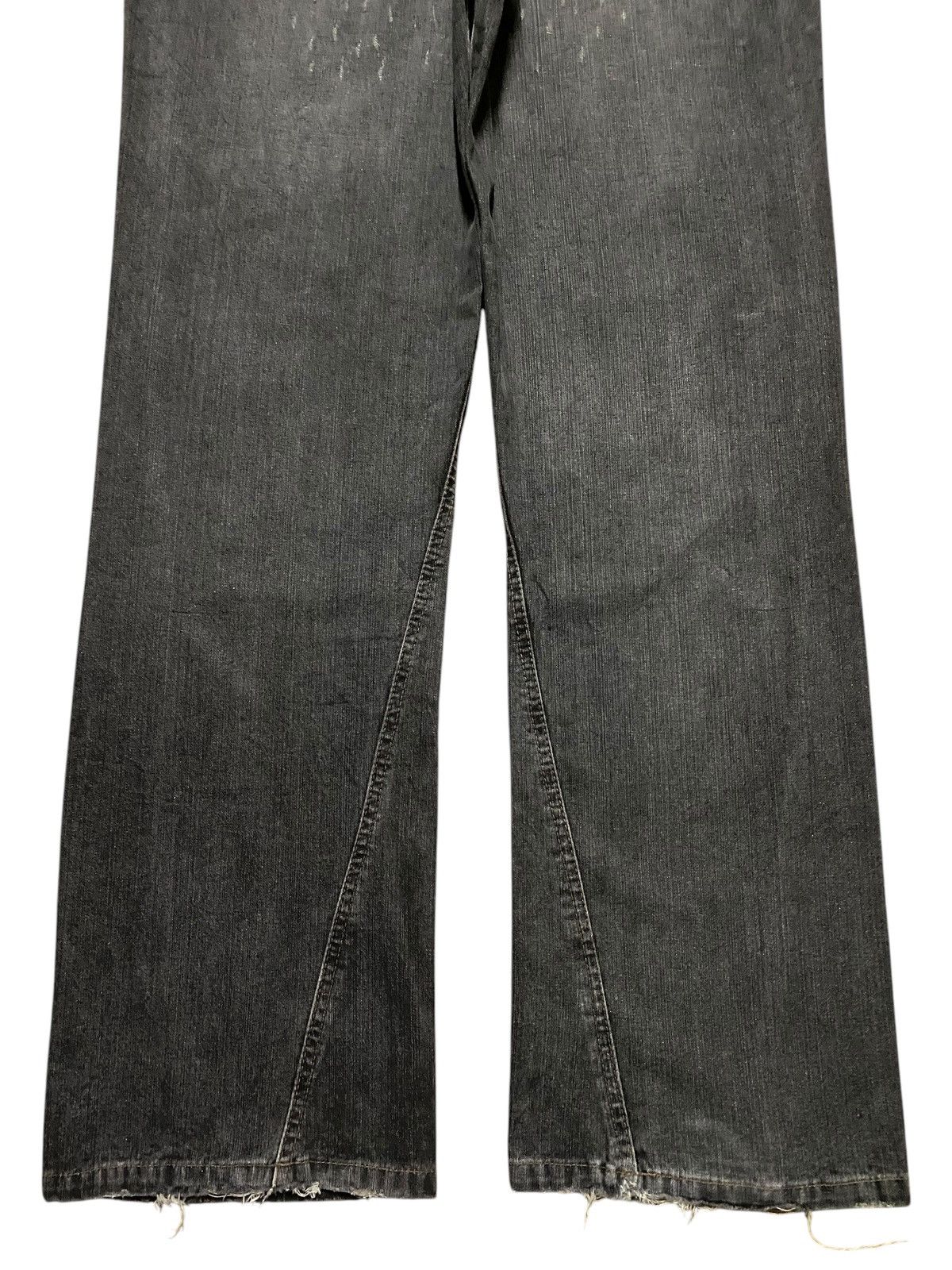 Windsor Smith Vintage Jungles Black Denim Distressed Baggy Jeans Size US 36 / EU 52 - 6 Thumbnail