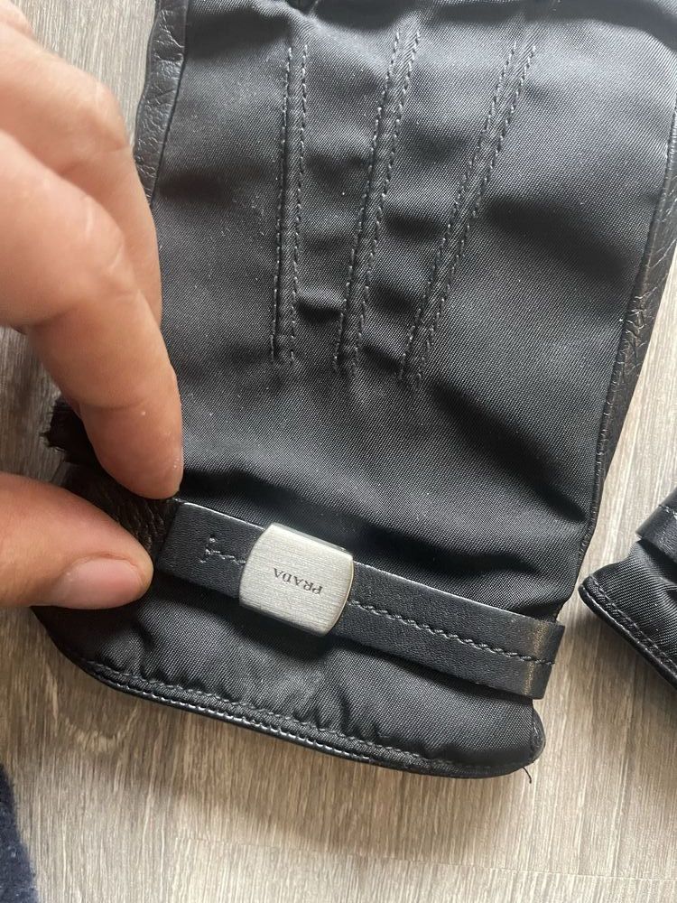Prada Prada Leather Calf Gloves Vintage Size ONE SIZE - 2 Thumbnail