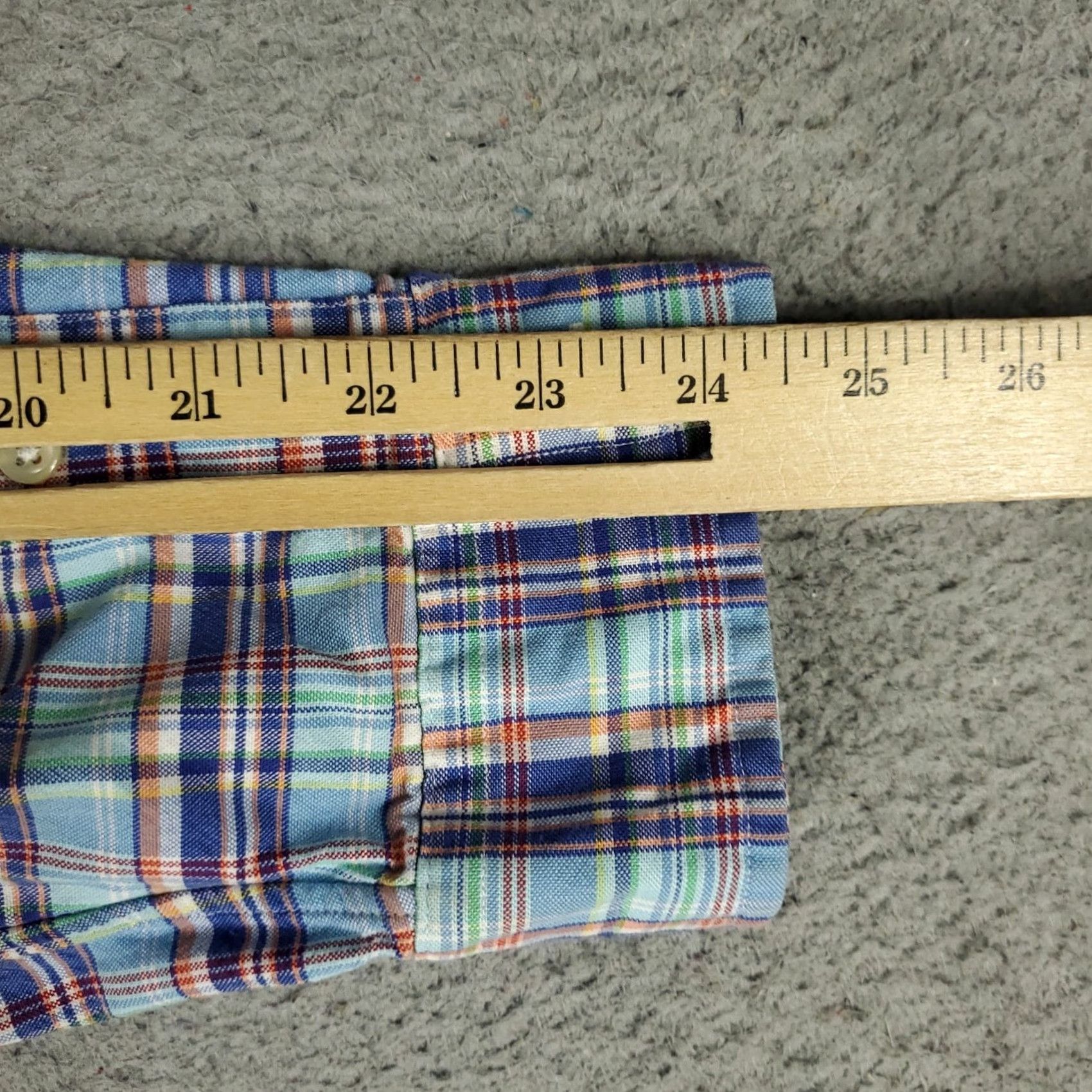 Ralph Lauren Ralph Lauren Shirt Mens Large Blue Plaid Slim Fit Button-Up Long Sleeve Polo Collar Classic American Preppy Size US L / EU 52-54 / 3 - 7 Thumbnail
