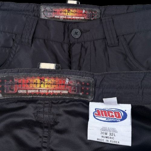 JNCO JNCO | Nylon Ultra Baggy Wide Leg Denim Jeans Size US 32 / EU 48 - 3 Thumbnail