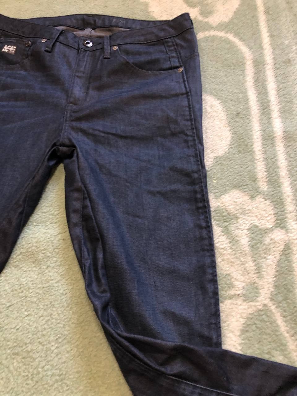 G-Star G-Star Raw Tapered Navy Men Jeans STREETWEAR Size US 27 - 18 Thumbnail