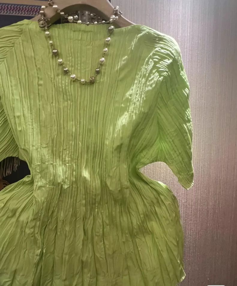 Issey Miyake issey miyake Green pleated coat Size M / US 6-8 / IT 42-44 - 4 Thumbnail