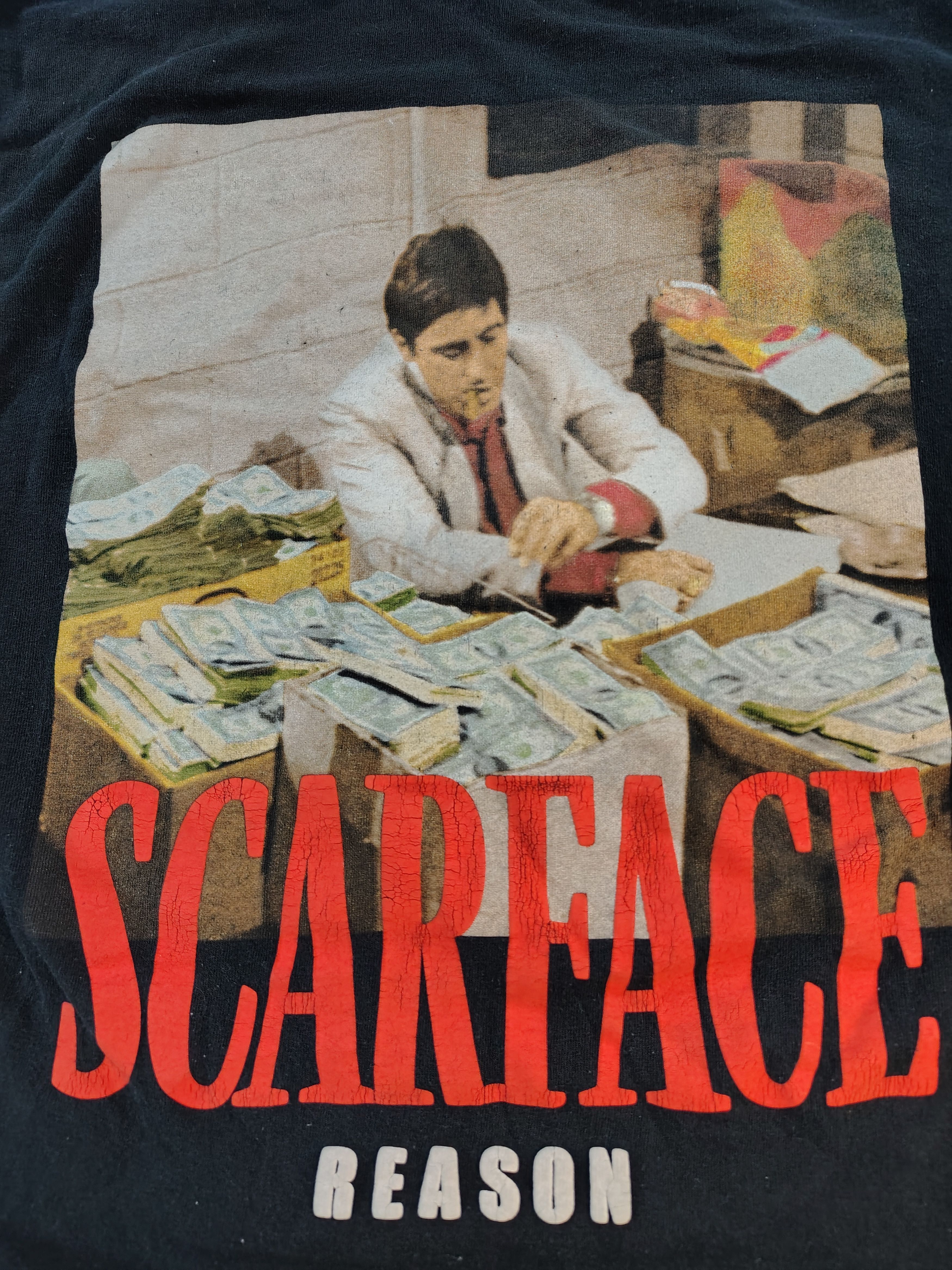 Reason Men's Scarface Money Is The Reason Size Medium T-Shirt Size US M / EU 48-50 / 2 - 2 Thumbnail