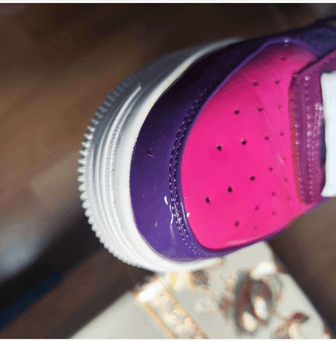 Bape A Bathing Ape Bapesta Low Purple Red Sneakers Size US 8 / EU 41 - 6 Thumbnail