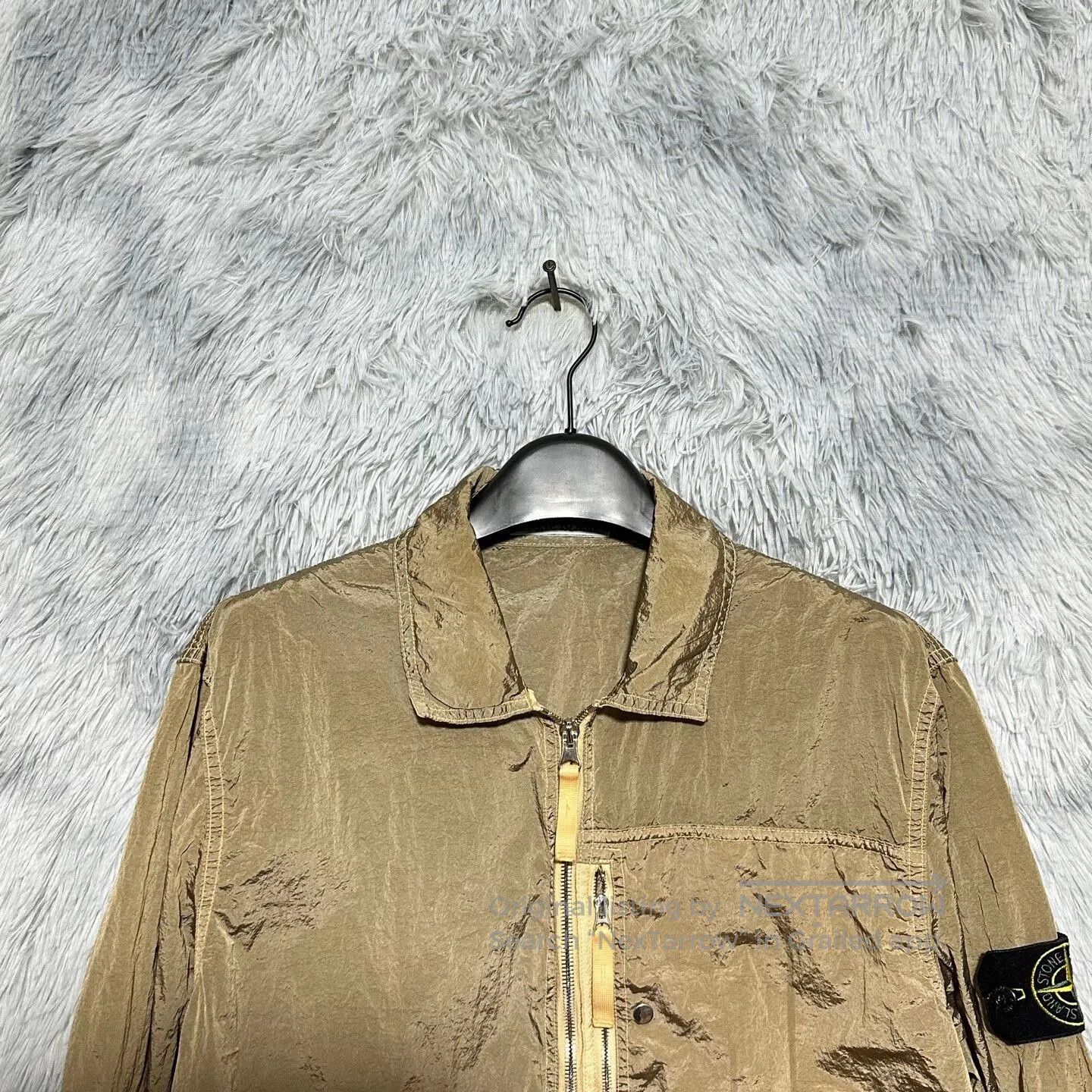 Stone Island stone island metallic nylon jacket gold color. Size US M / EU 48-50 / 2 - 3 Thumbnail