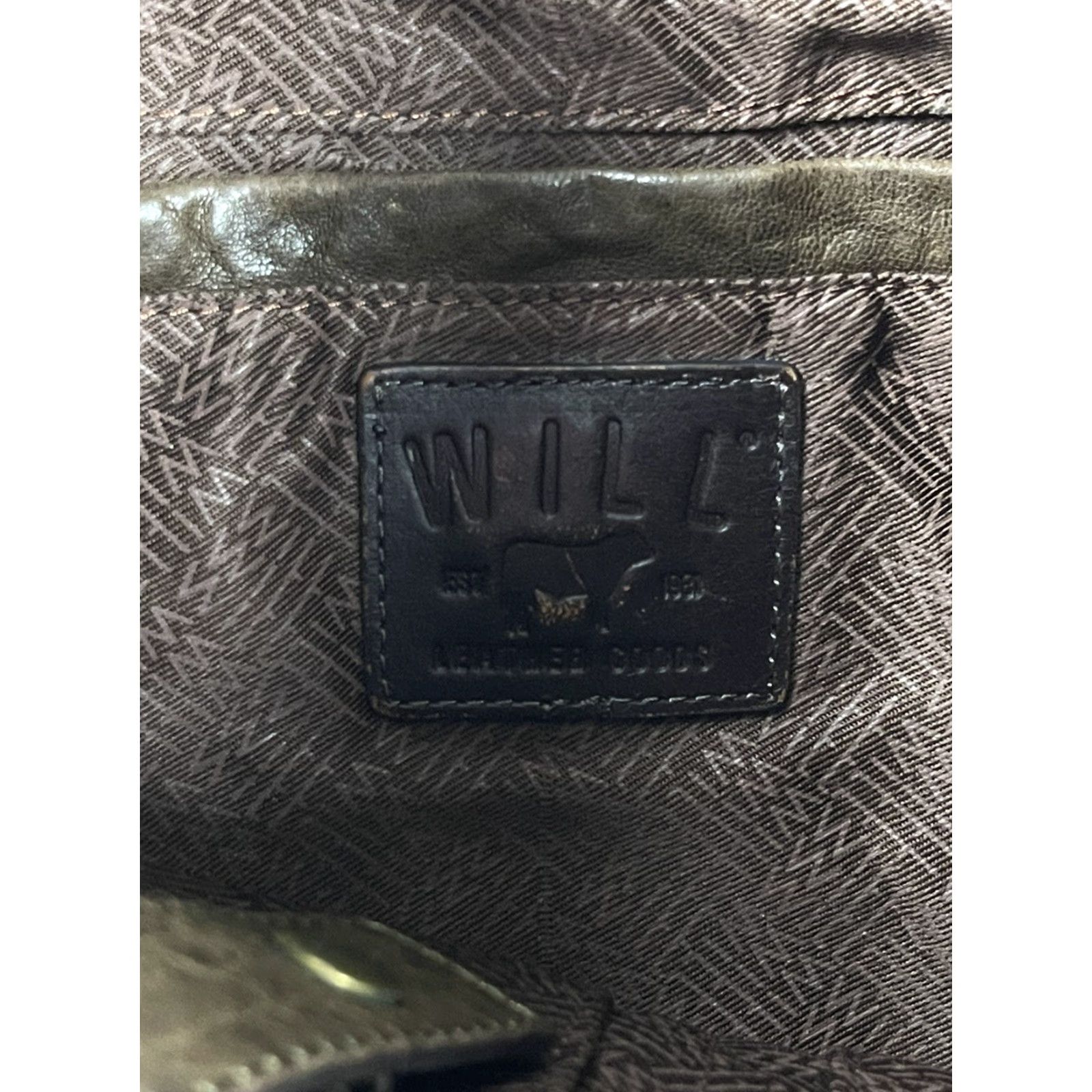Vintage VINTAGE Will Leather Goods Leather Messenger Bag Shoulder Strap Satchel Medium Brown 15x14 Womens Size ONE SIZE - 7 Thumbnail