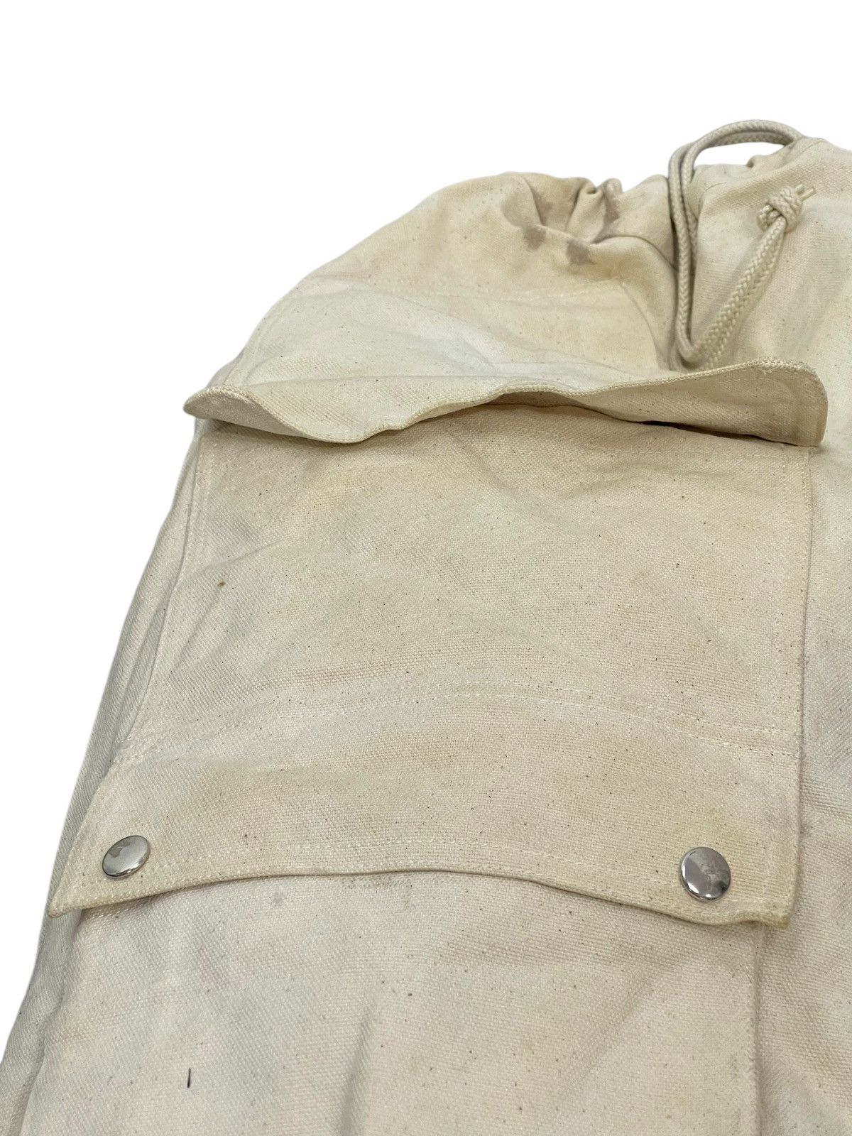 Japanese Brand Army Bag Style Gomme H Ex Yohji Cotton Canvas 1🟩0 Size ONE SIZE - 8 Thumbnail