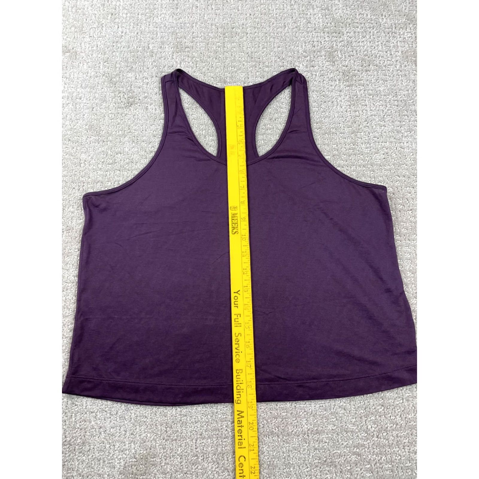 Athleta Athleta Top Womens S Purple Tank Racerback Cropped Workout Athleticwear Gym Yoga Size S / US 4 / IT 40 - 2 Thumbnail