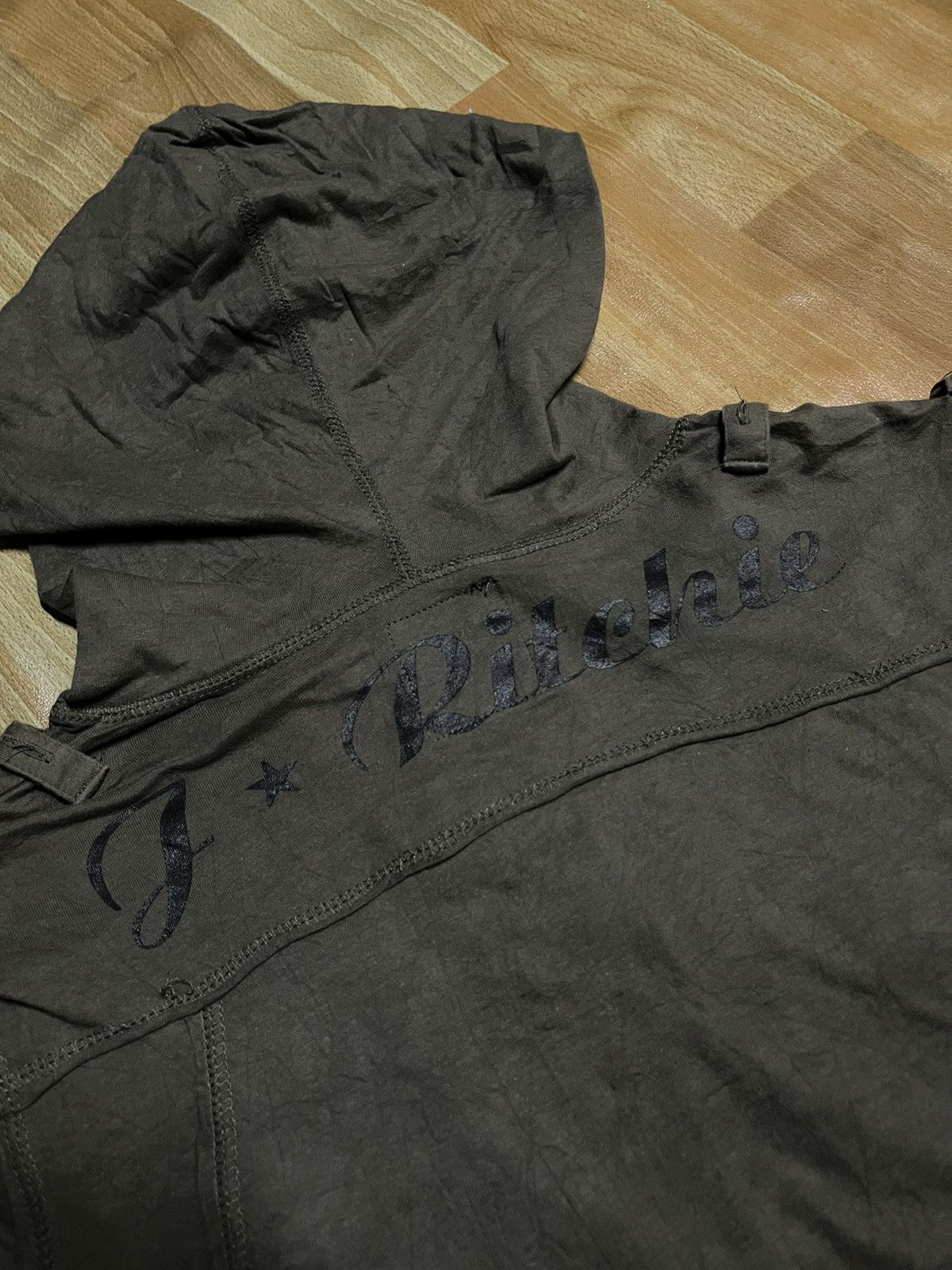 Designer × Japanese Brand ❤️PPFM Bondage Punk Ritchie Zipper Shirt Hoodie 🇯🇵 Size M / US 6-8 / IT 42-44 - 13 Thumbnail