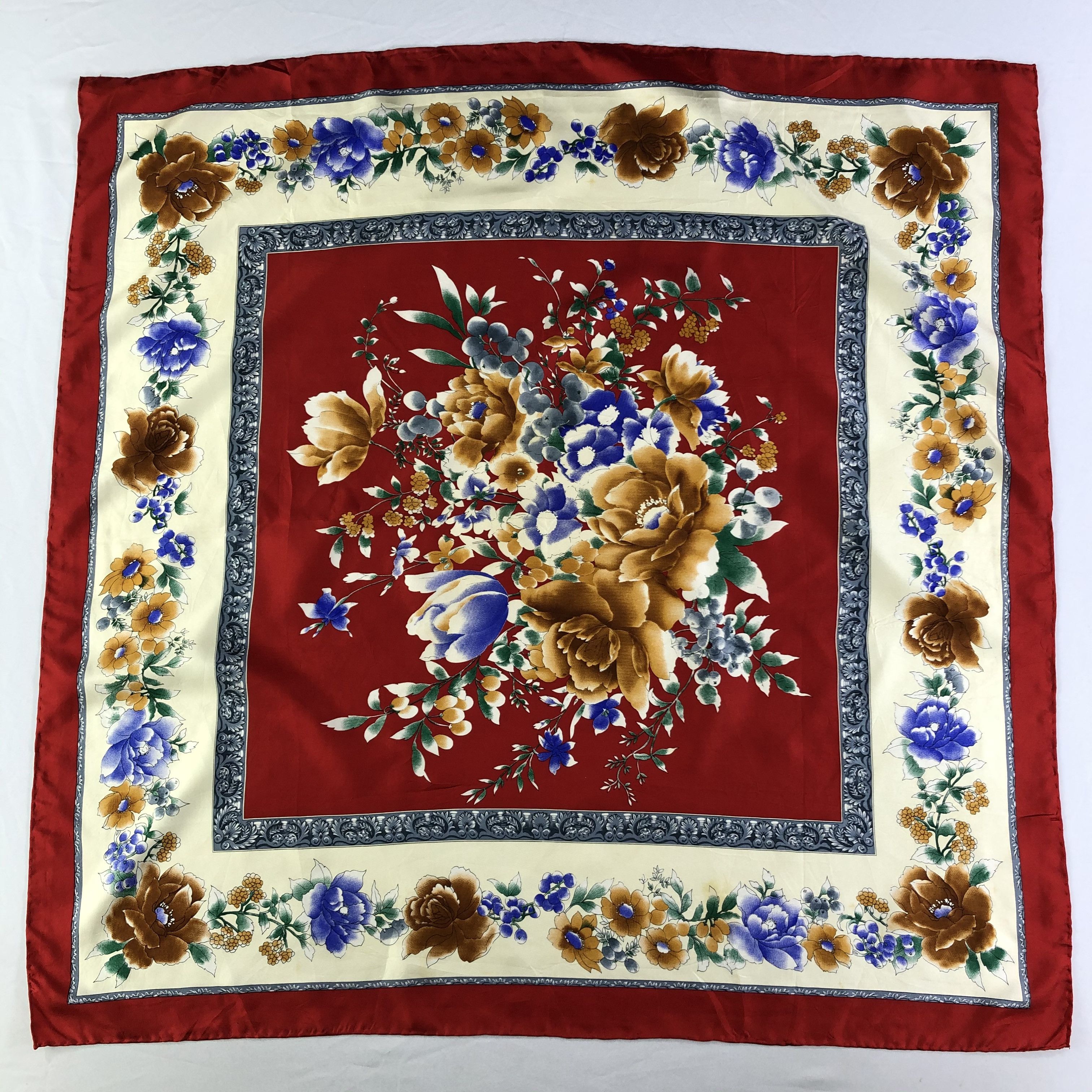 Vintage Vintage Kuk Jae Silk Scarf Size ONE SIZE - 2 Thumbnail