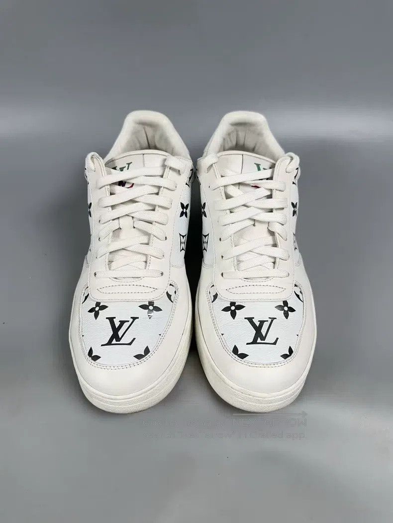 Louis Vuitton Louis Vuitton White Old Flower Full Print Casual Shoes Size US 7 / EU 40 - 2 Thumbnail