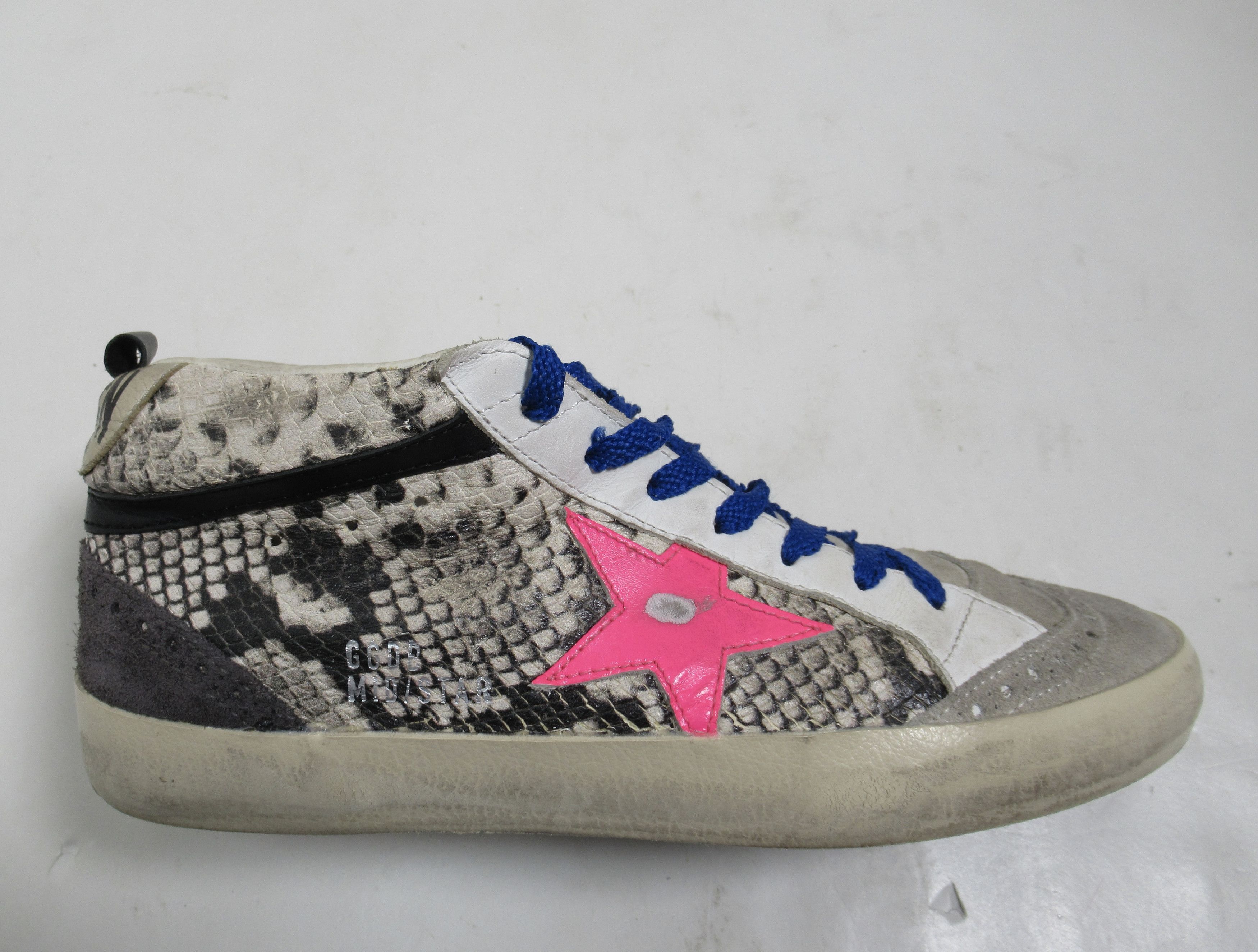 Golden Goose Golden Goose Mid Star Python Print Wingtip Sneakers 9 US Size US 9 / IT 39 - 1 Thumbnail