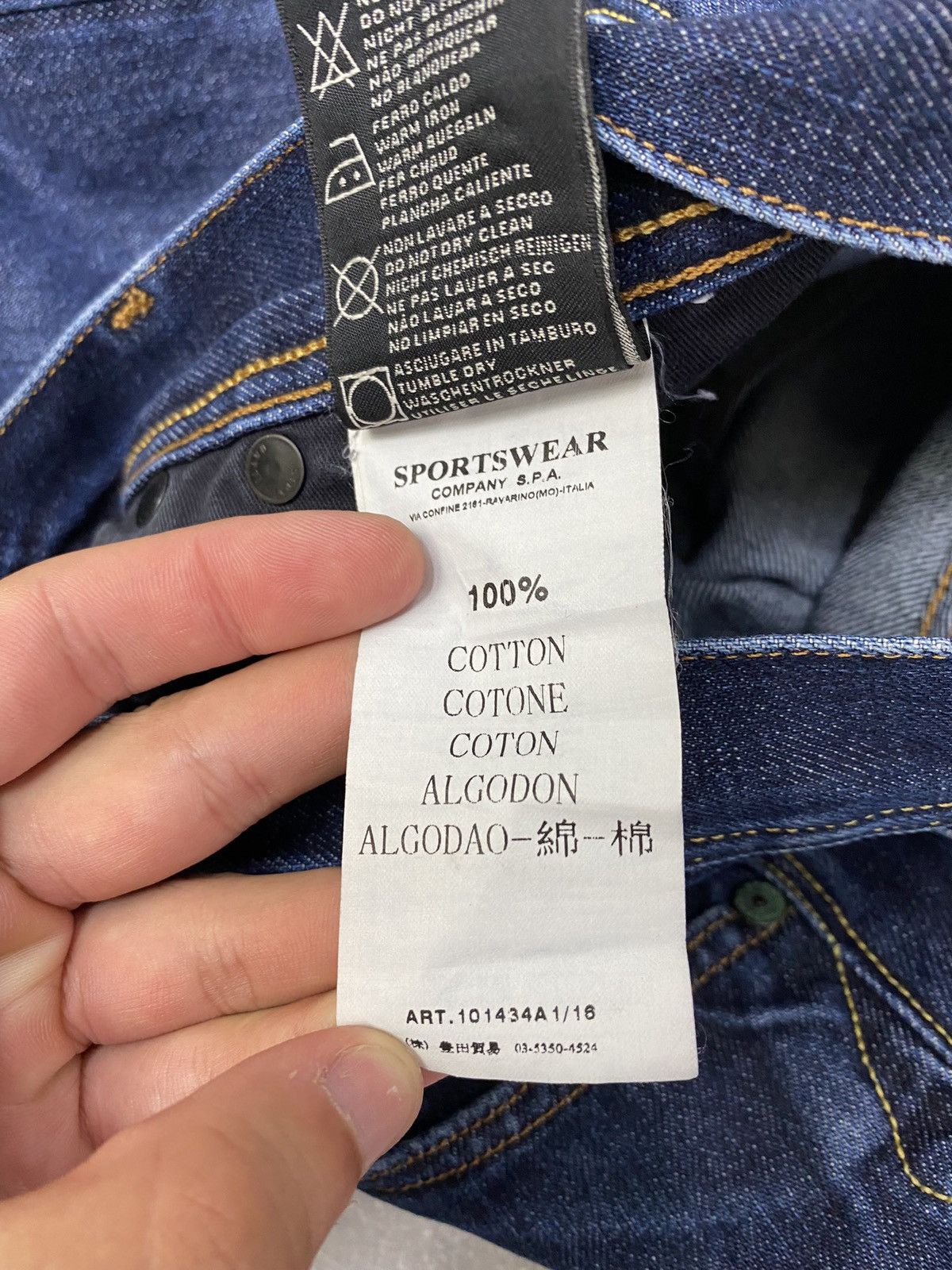 Massimo Osti × Stone Island × Vintage Vintage 90's Stone Island Denim Massimo Osti Archival Jeans Size US 28 / EU 44 - 16 Thumbnail