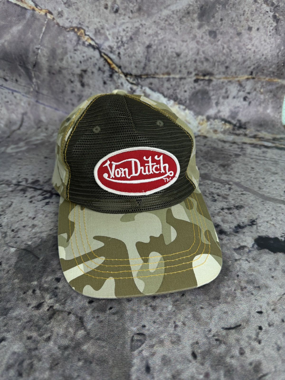 Men's Von Dutch Camo Cap