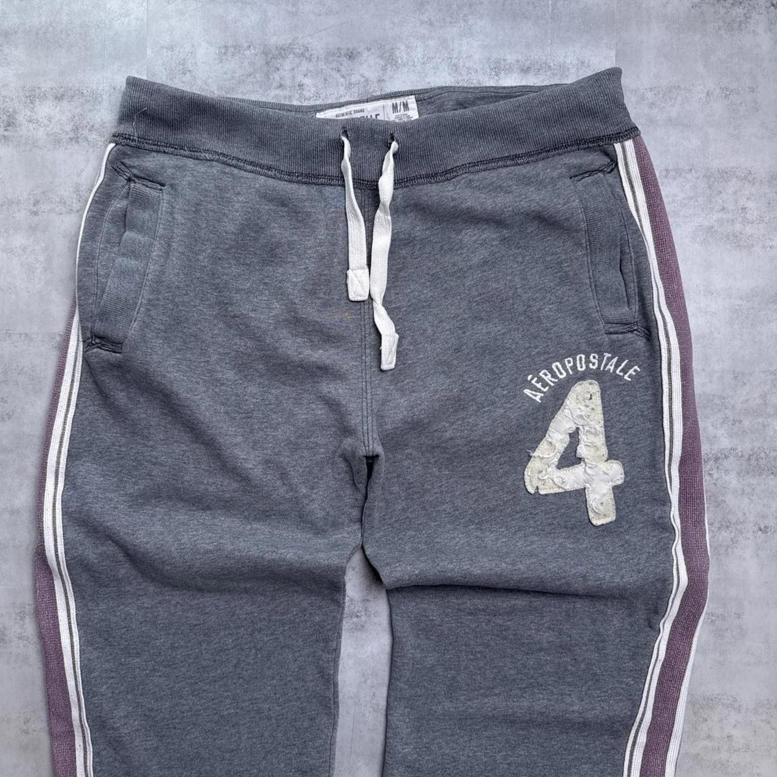 Aeropostale Y2K Aeropostale 00s Gray Grunge Sweatpants Size 32" / US 10 / IT 46 - 3 Thumbnail