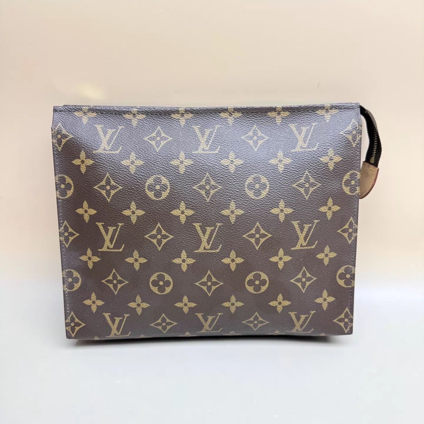 Louis Vuitton LV Monogram Toiletry Pouch 26 Brown Near Mint Size ONE SIZE - 2 Thumbnail