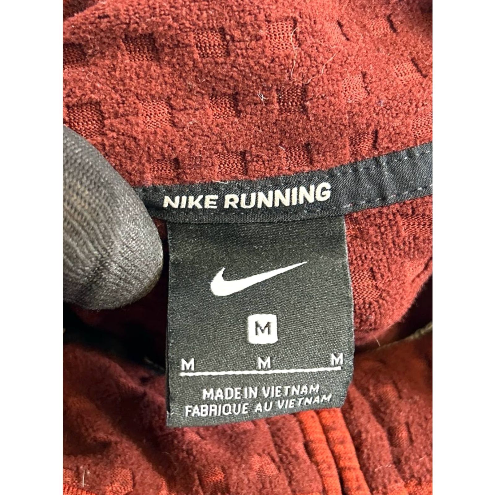 Nike Nike Dri-FIT Running Sweater Womens Medium Orange 1/4 Zip Mock Neck Pullover Activewear Casual Sports Size M / US 6-8 / IT 42-44 - 3 Thumbnail