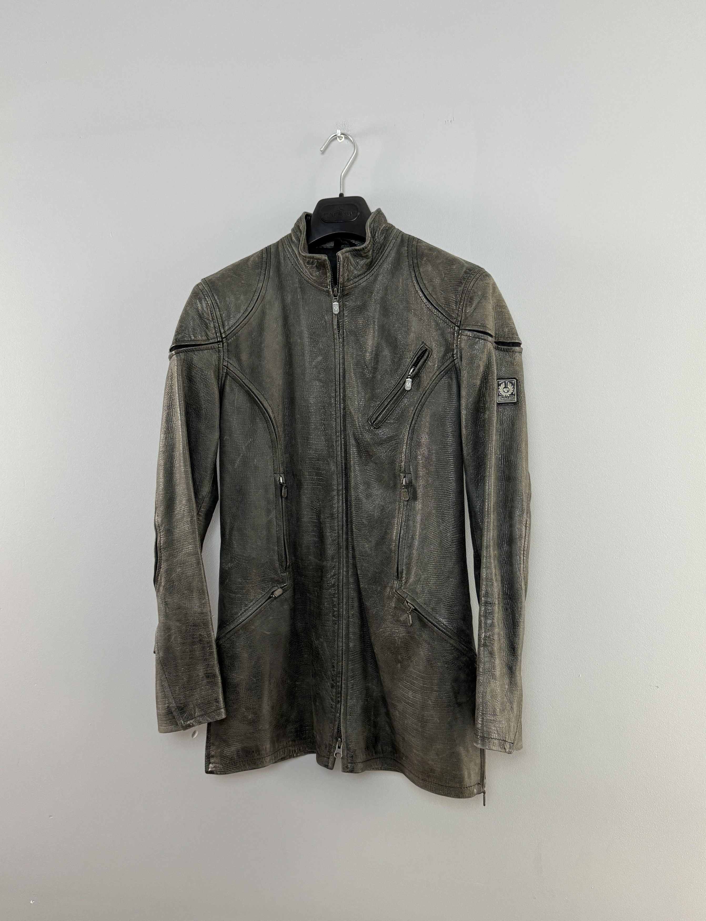 Belstaff Belstaff Leather Jacket Multipocket Gray Motorcycle Size 42 Size M / US 6-8 / IT 42-44 - 2 Thumbnail