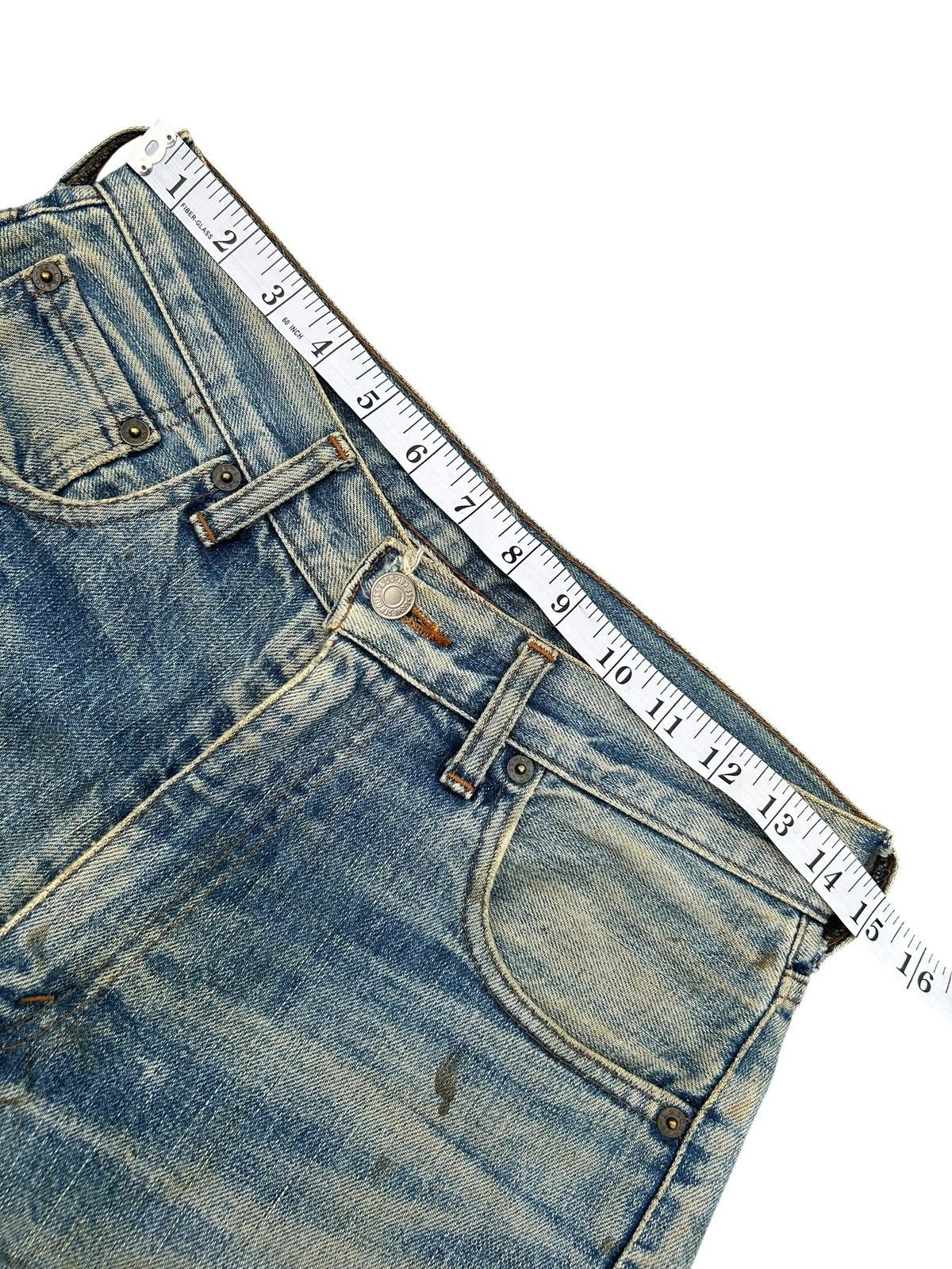 Kapital Thrashed Vintage Levis Big E Selvedge Denim Jeans Size US 29 - 13 Thumbnail