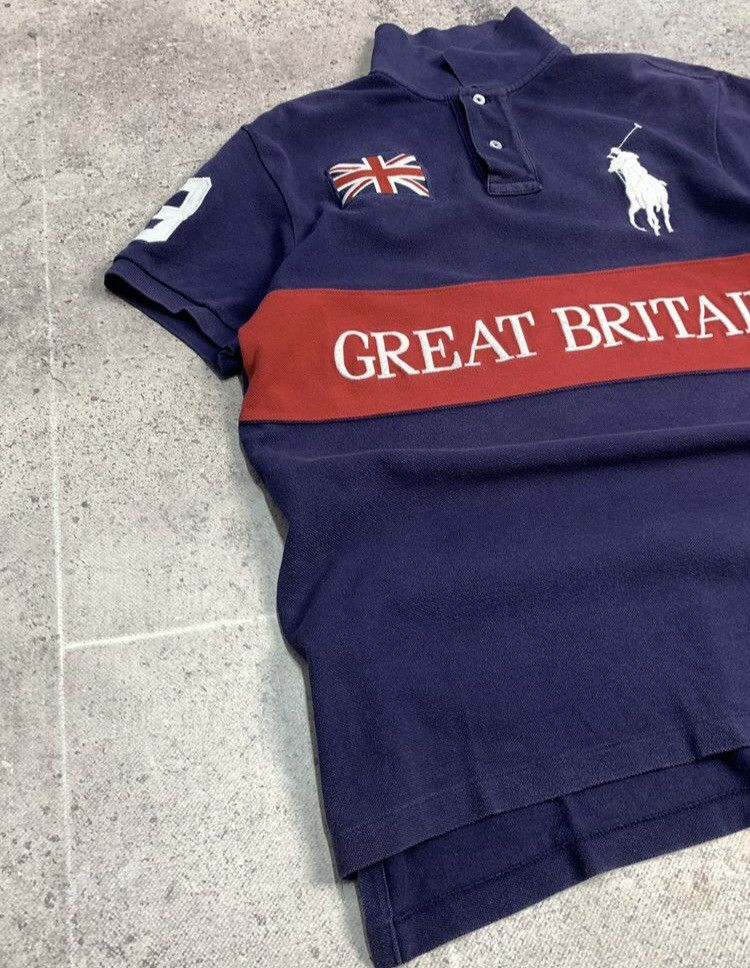 Polo Ralph Lauren × Vintage Polo Ralph Lauren USA Polo Shirt Rugby Japanese Vintage Size US M / EU 48-50 / 2 - 8 Thumbnail