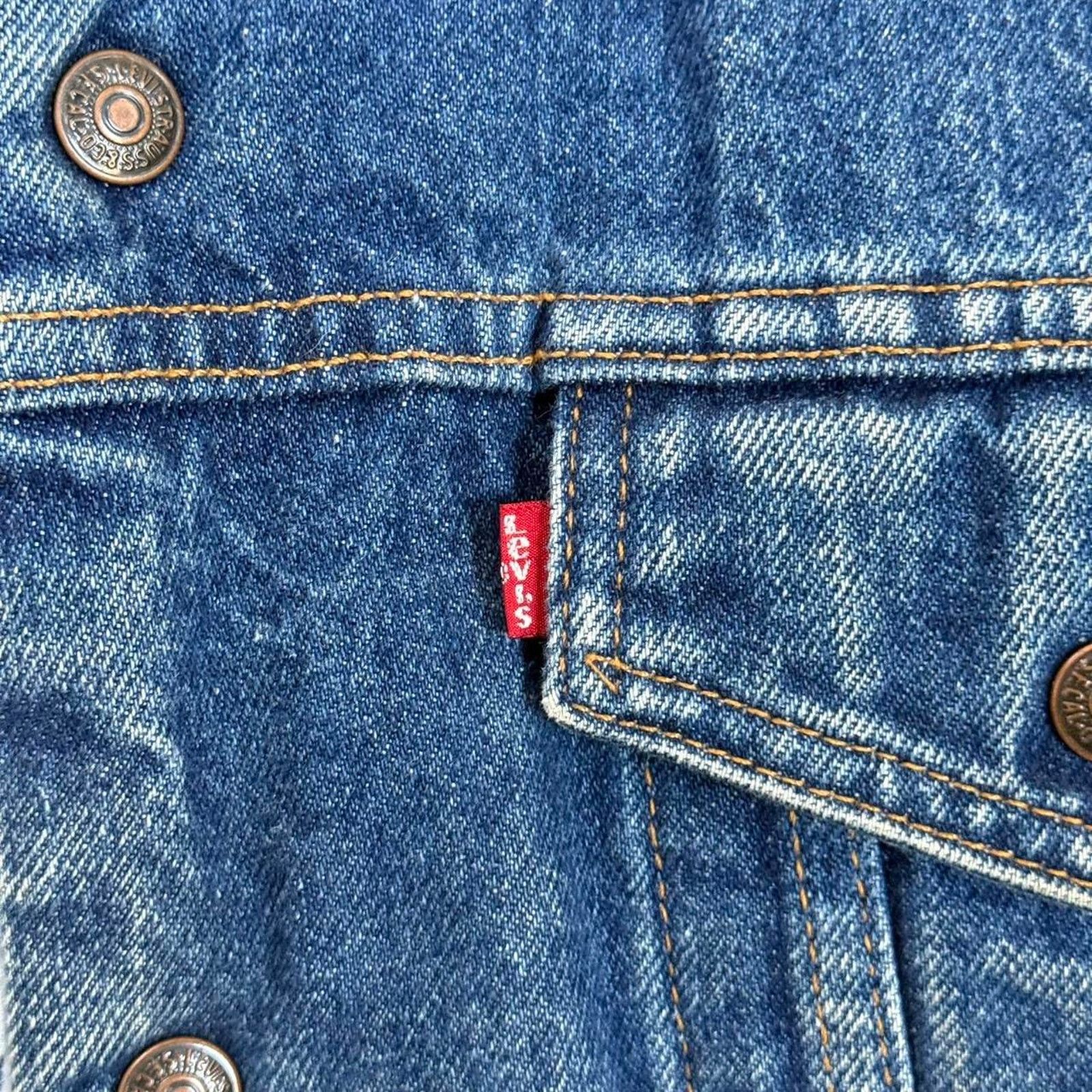 Levi's Vintage 1993 Levi's Authentic Fleece Lined Denim Jacket Size US M / EU 48-50 / 2 - 5 Thumbnail