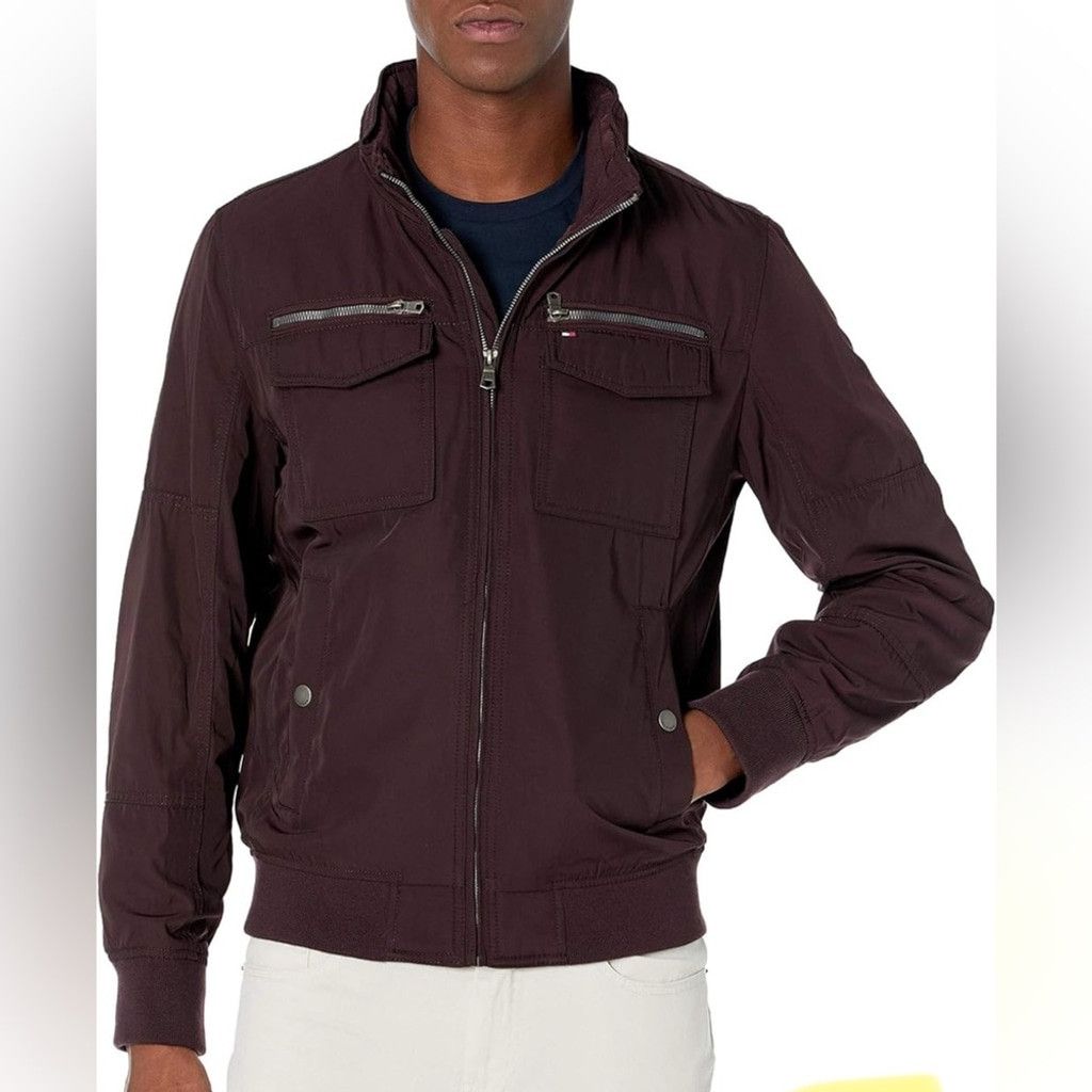 Tommy Hilfiger Tommy Hilfiger Men's Quilted Bomber Jacket – Size Large Size US L / EU 52-54 / 3 - 8 Thumbnail