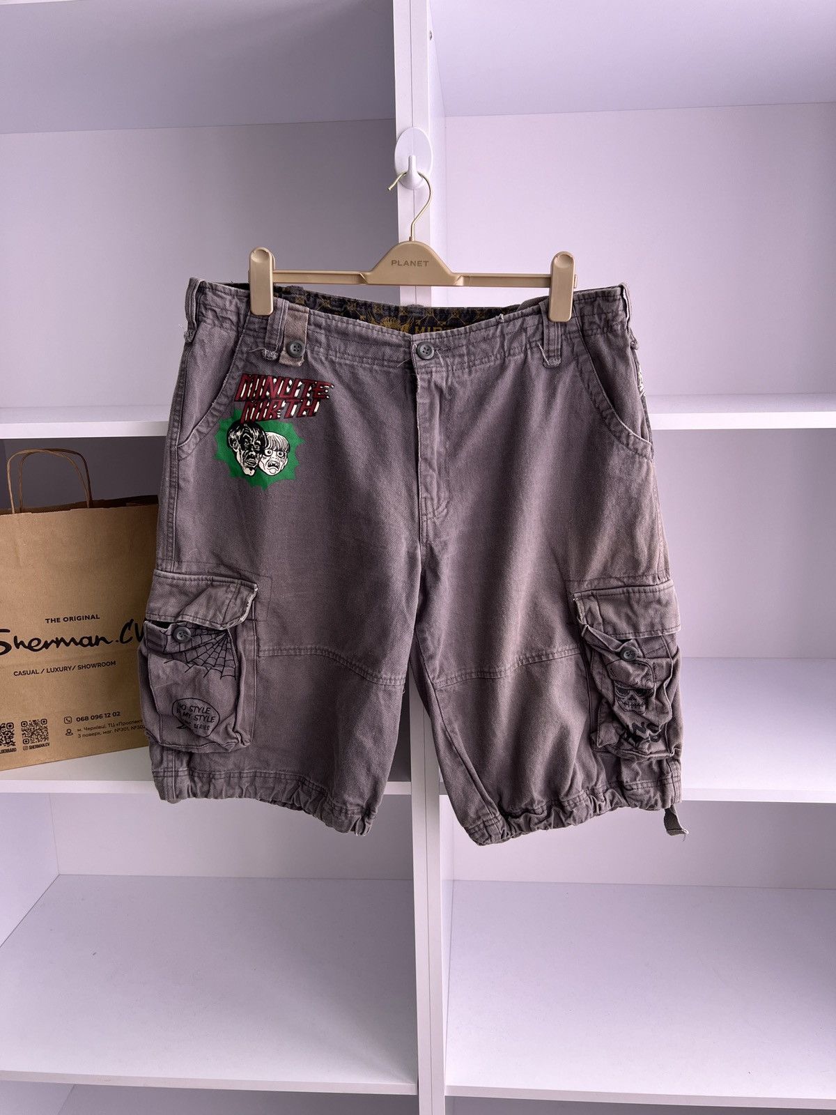 Designer × Vintage Vintage Minute Mirth Y2K Shorts Size US 40 / EU 56 - 5 Thumbnail