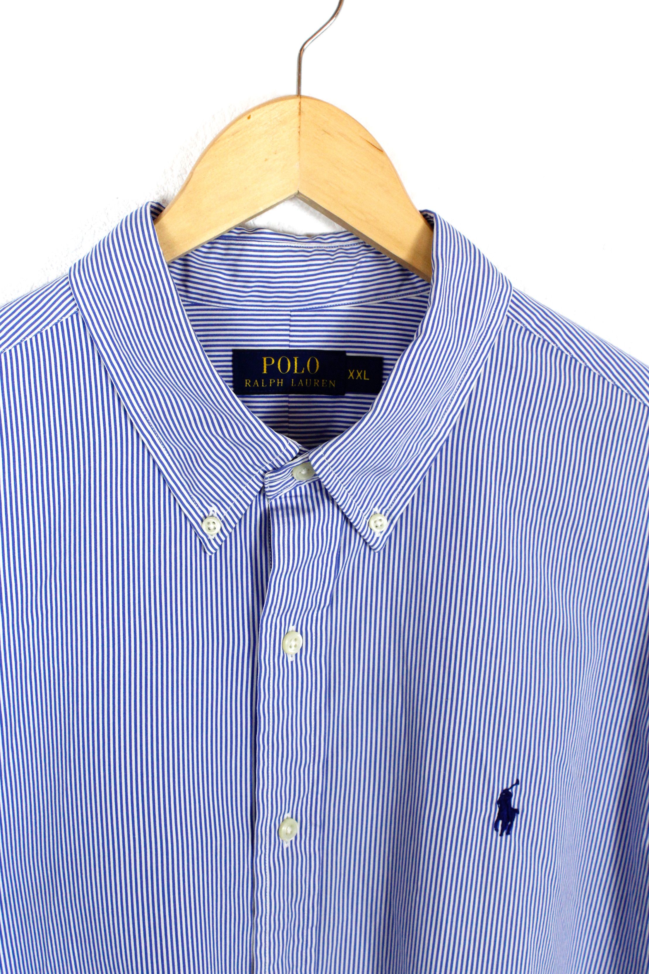 Polo Ralph Lauren × Ralph Lauren Polo Ralph Lauren Pony Logo Striped Shirt XXL Size US XXL / EU 58 / 5 - 3 Thumbnail