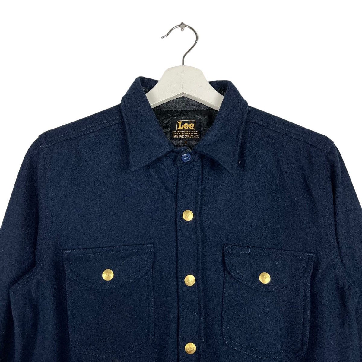 Lee 🔥 LEE WOOL SHIRT CPO JACKET Size US S / EU 44-46 / 1 - 3 Thumbnail