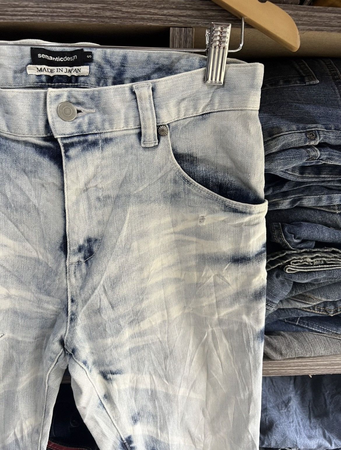 semanticdesign 🔥Semantic Design Stretch Distressed Denim Size US 29 - 10 Thumbnail