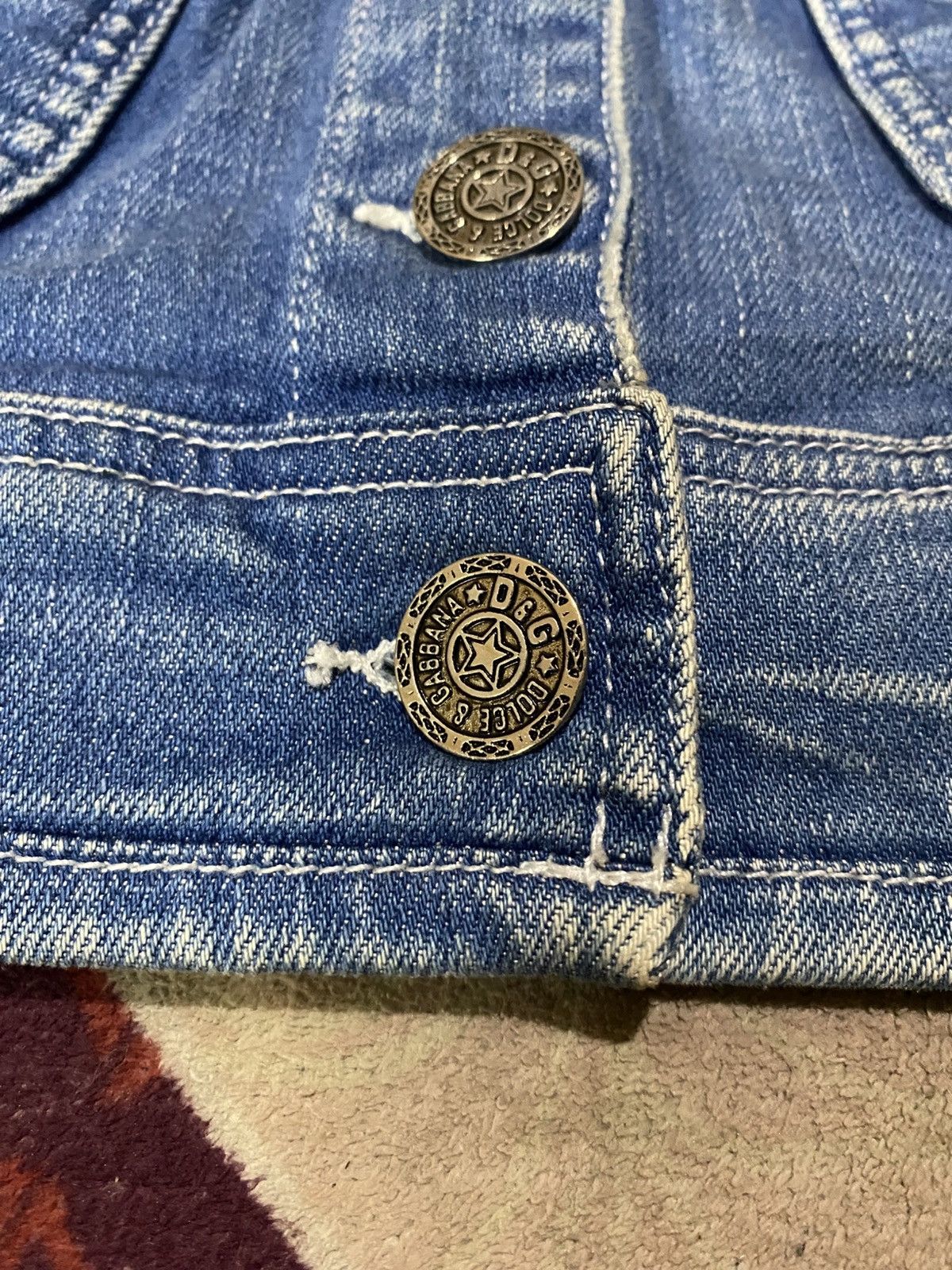 Dolce & Gabbana Dolce & Gabbana Denim Jacket Size S / US 4 / IT 40 - 6 Thumbnail