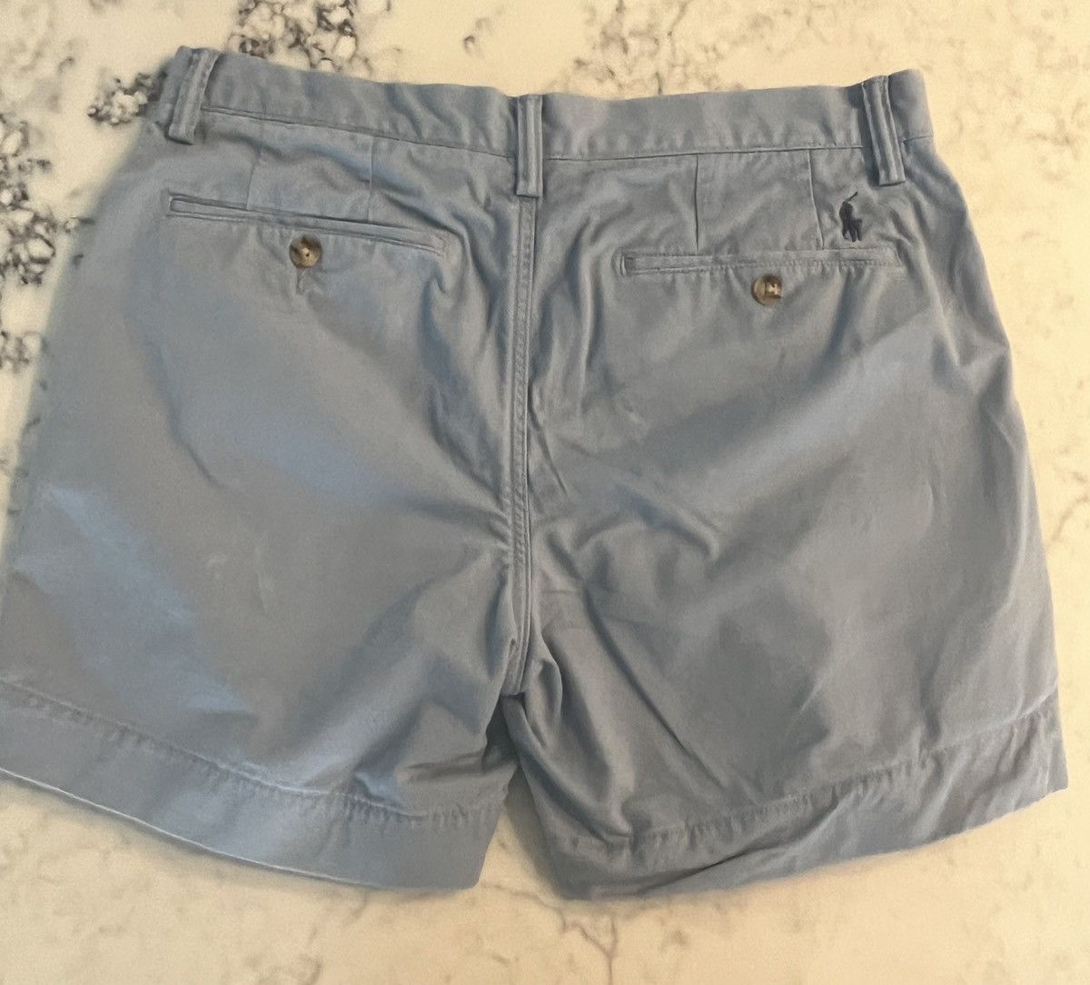 Polo Ralph Lauren POLO RALPH LAUREN Stretch Straight Fit Shorts 31 Blue Size US 31 - 6 Thumbnail