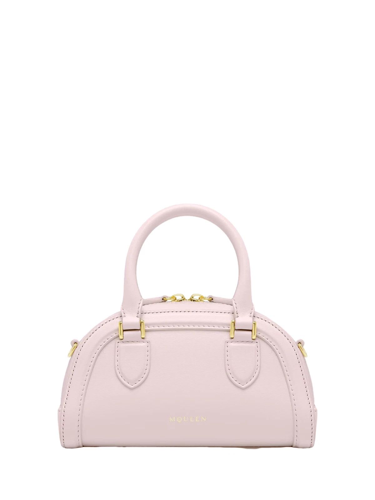 Alexander McQueen McQueen Birdee Mini Rose Leather Top Handle Bag New Size ONE SIZE - 1 Thumbnail