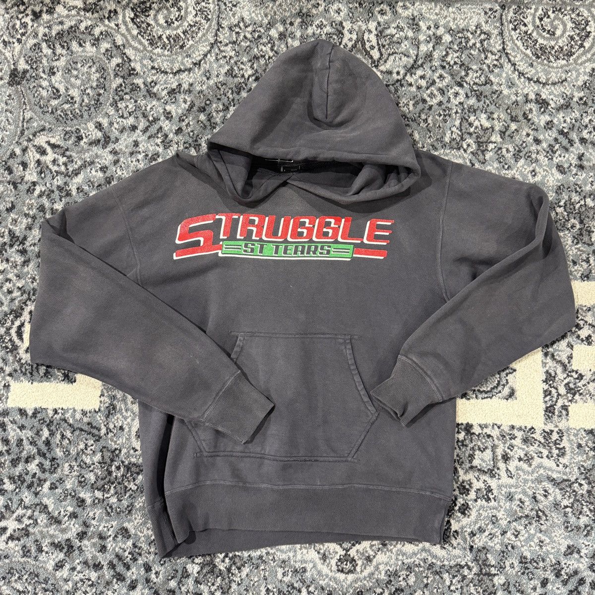 DENIM TEARS × Saint Michael Saint Michael Denim Tears Struggle Hoodie Black Size US L / EU 52-54 / 3 - 1 Thumbnail