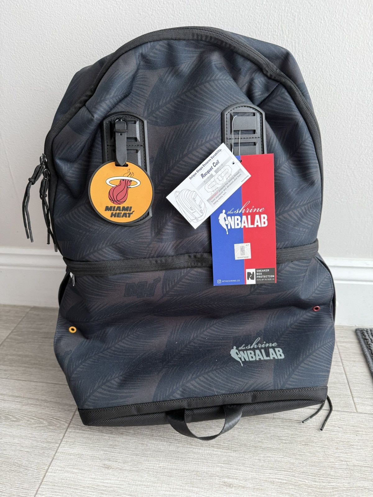 NBA The Shrine NBALAB The Shrine Co Sneaker Daypack Miami Heat Bag Backpack Grailed