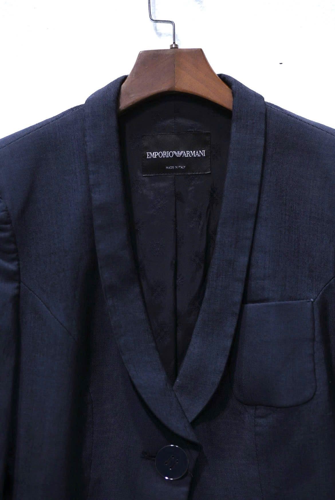 Emporio Armani Emporio Armani Spring Summer 2010 One-Button Blazer Size S / US 4 / IT 40 - 4 Thumbnail